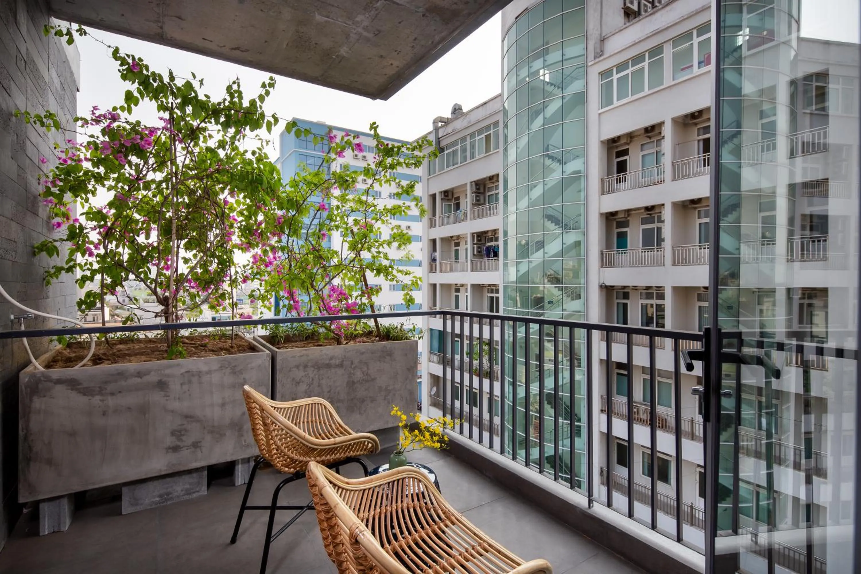 Balcony/Terrace in Tropical House Apartment Da Nang
