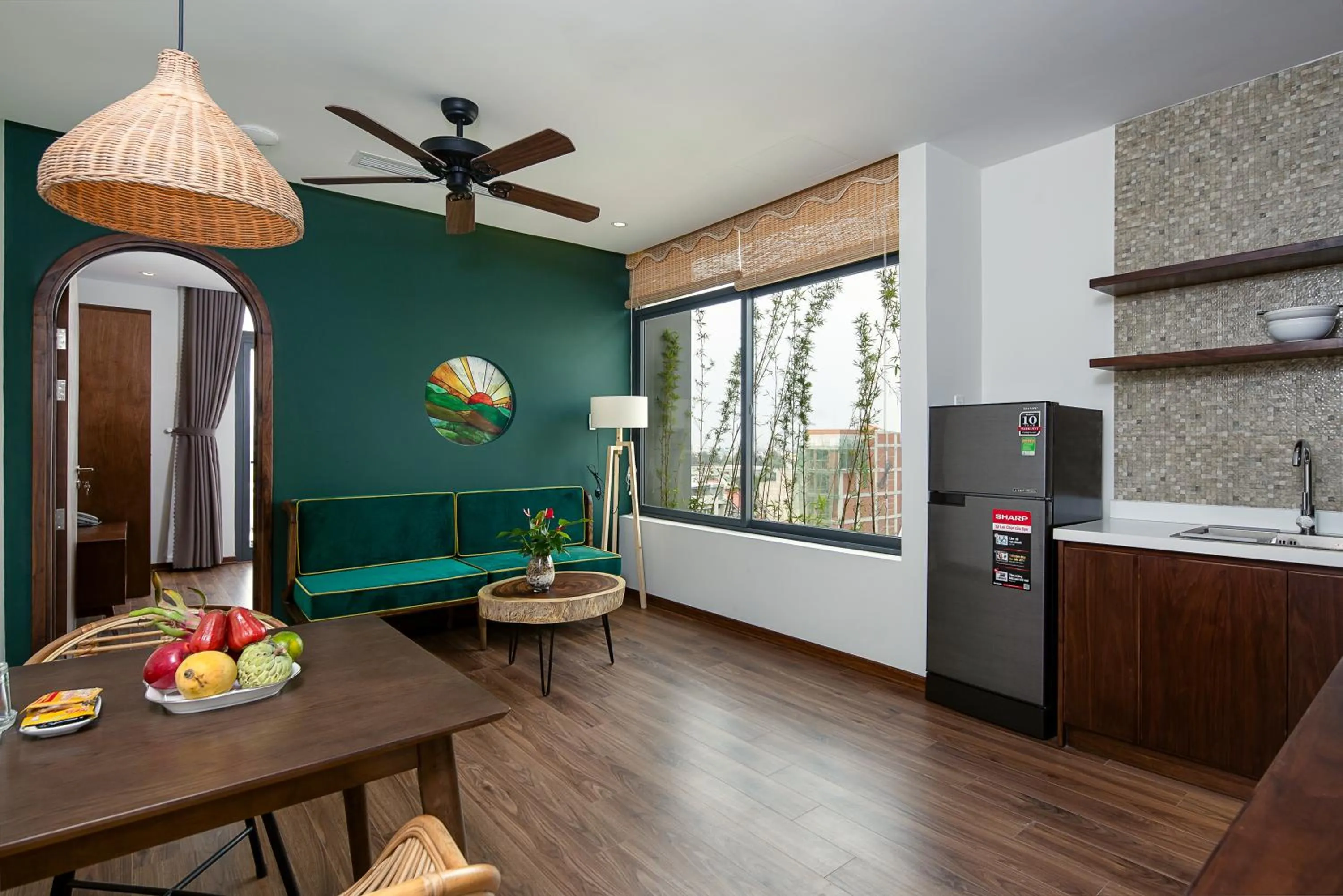 Living room in Tropical House Apartment Da Nang