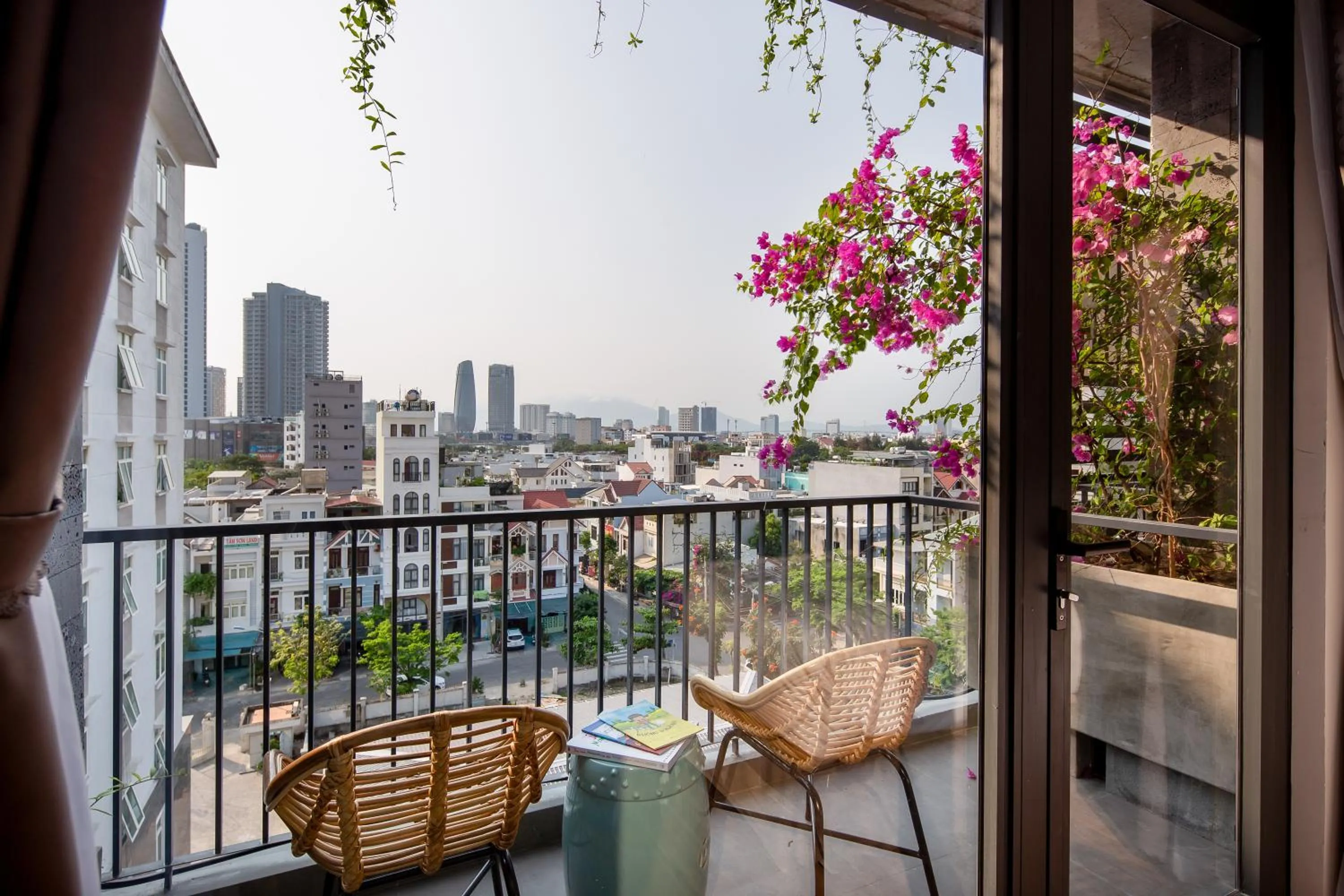 Balcony/Terrace in Tropical House Apartment Da Nang