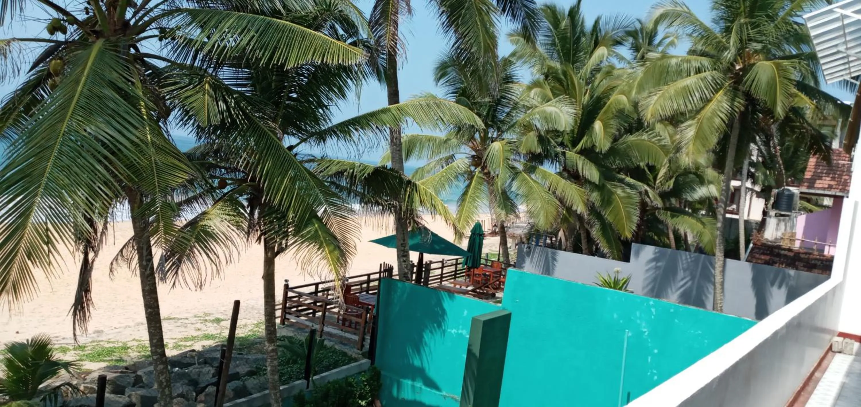 Sea view in New SeaSide Inn Hikkaduwa