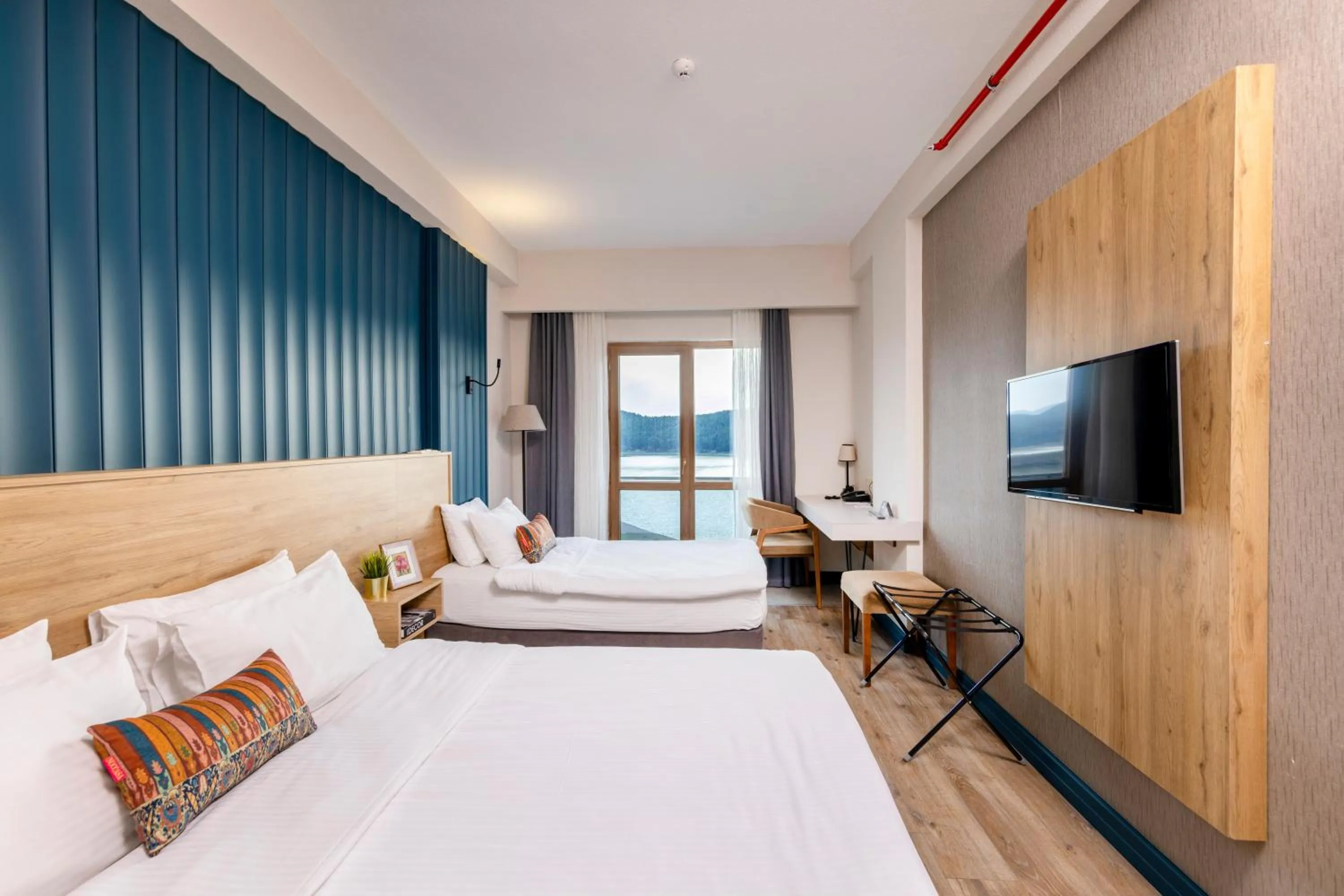 Photo of the whole room, Bed in NEHİR HOTEL KEŞAN