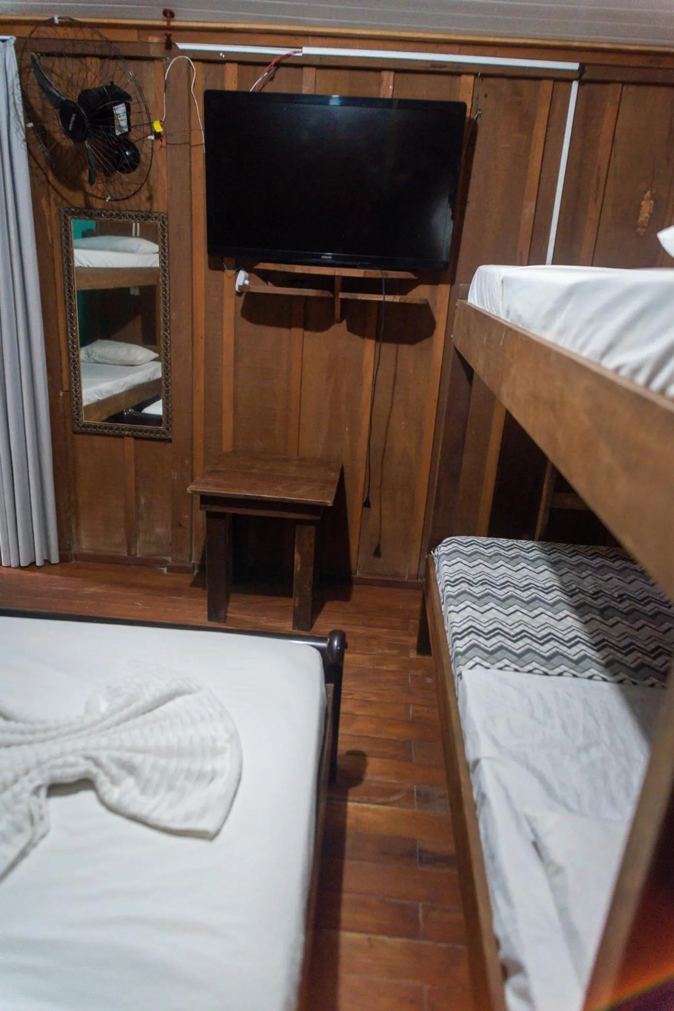 Bed in Pousada Recanto Tropical