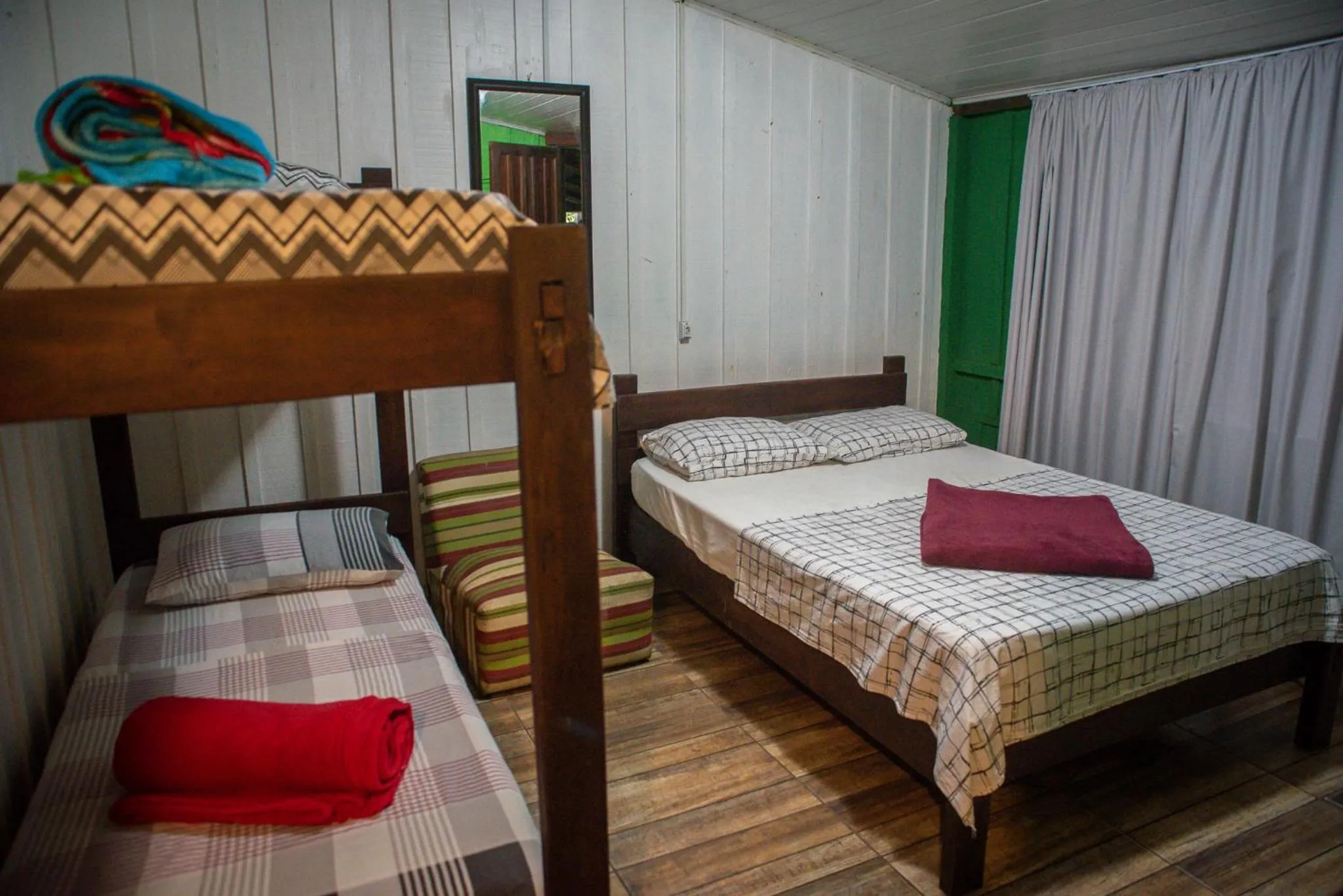 Bed in Pousada Recanto Tropical