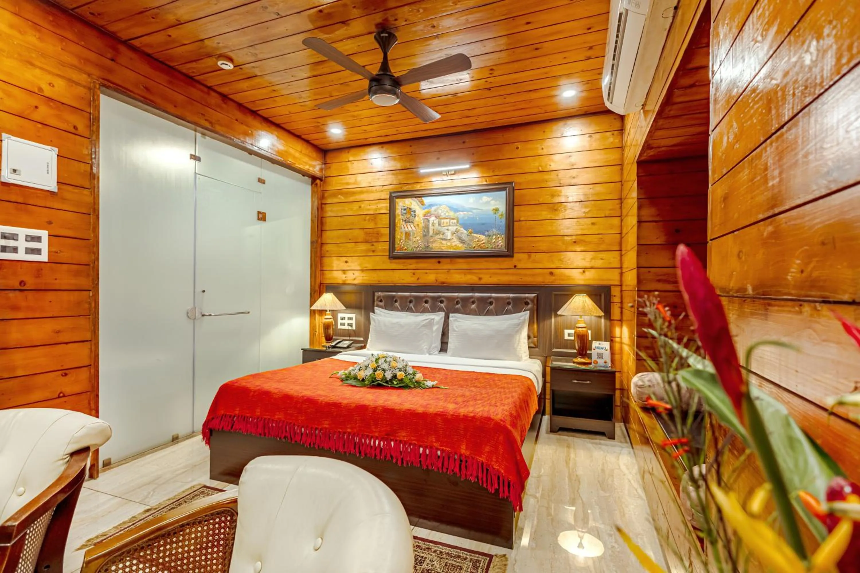 Bed in Salcete Beach Resort