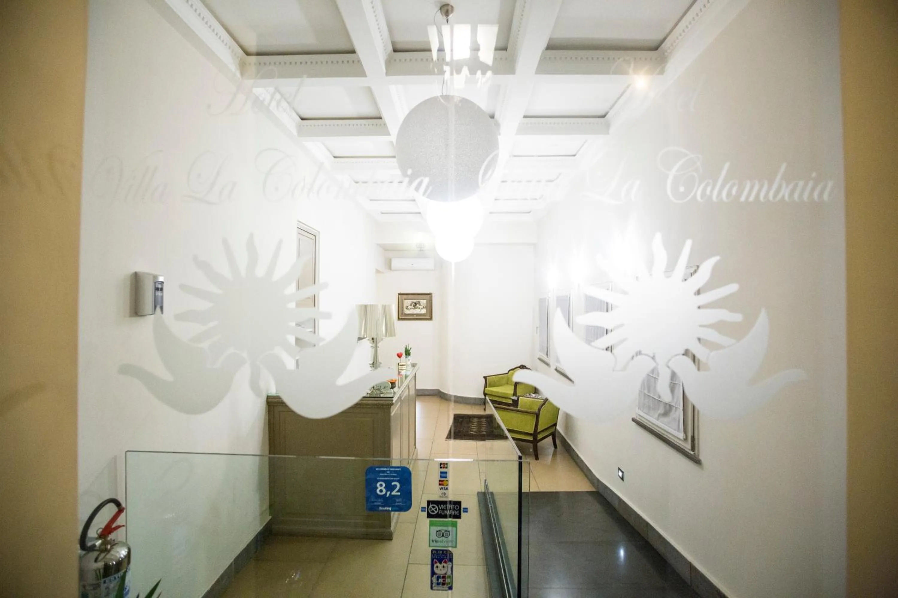 Facade/entrance in Hotel Villa La Colombaia