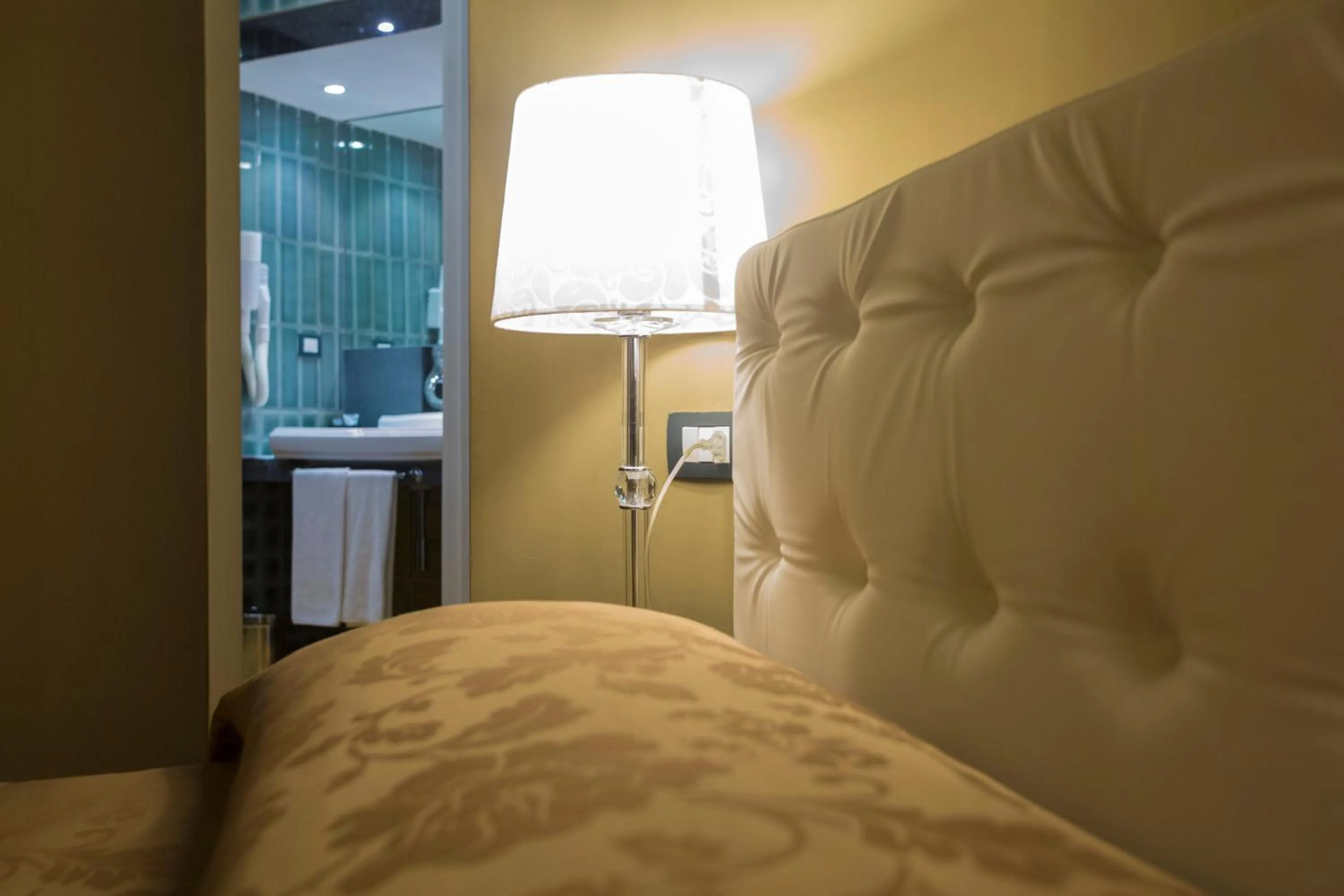 Decorative detail, Bed in Hotel Villa La Colombaia