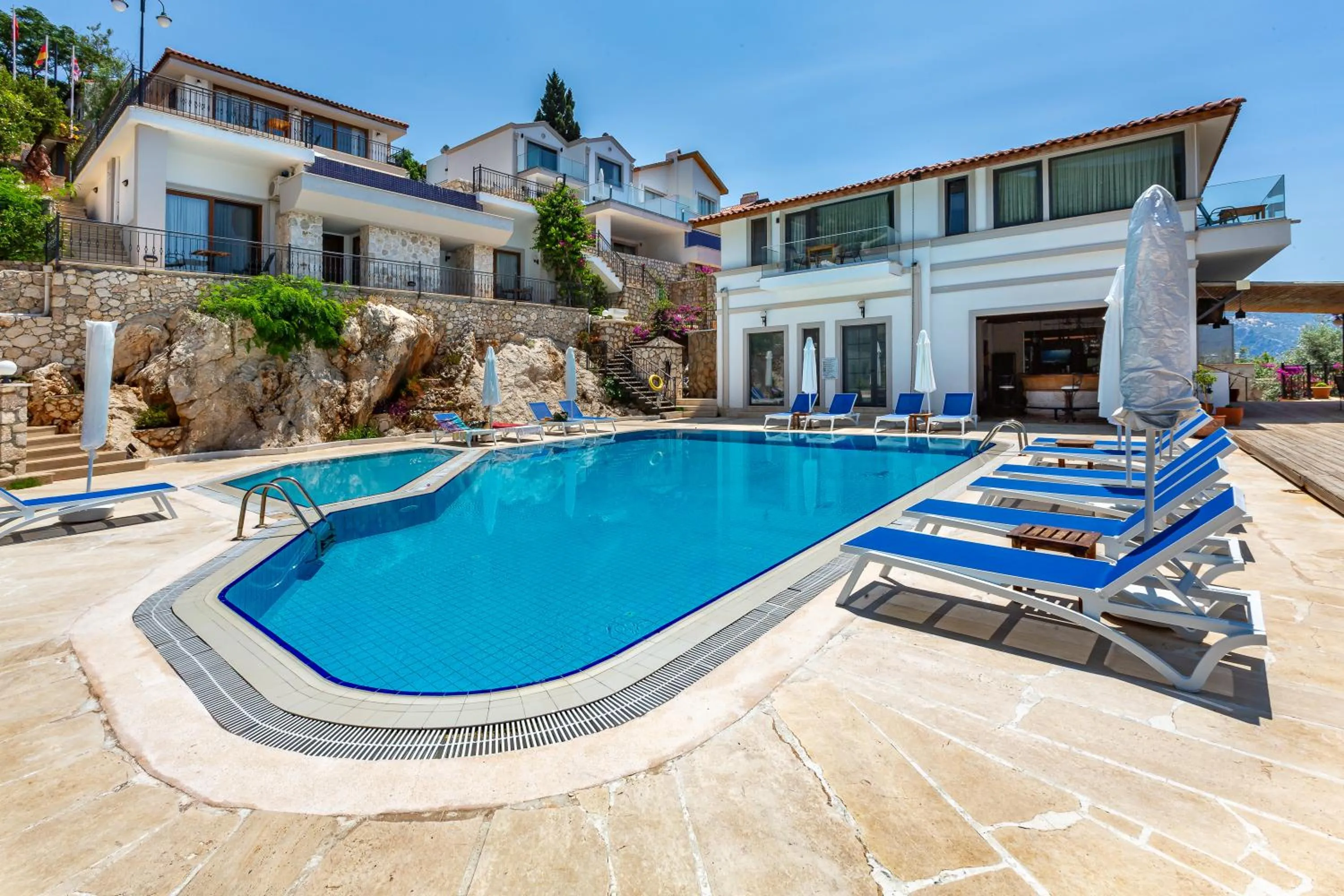 Pool view in Kulube Hotel