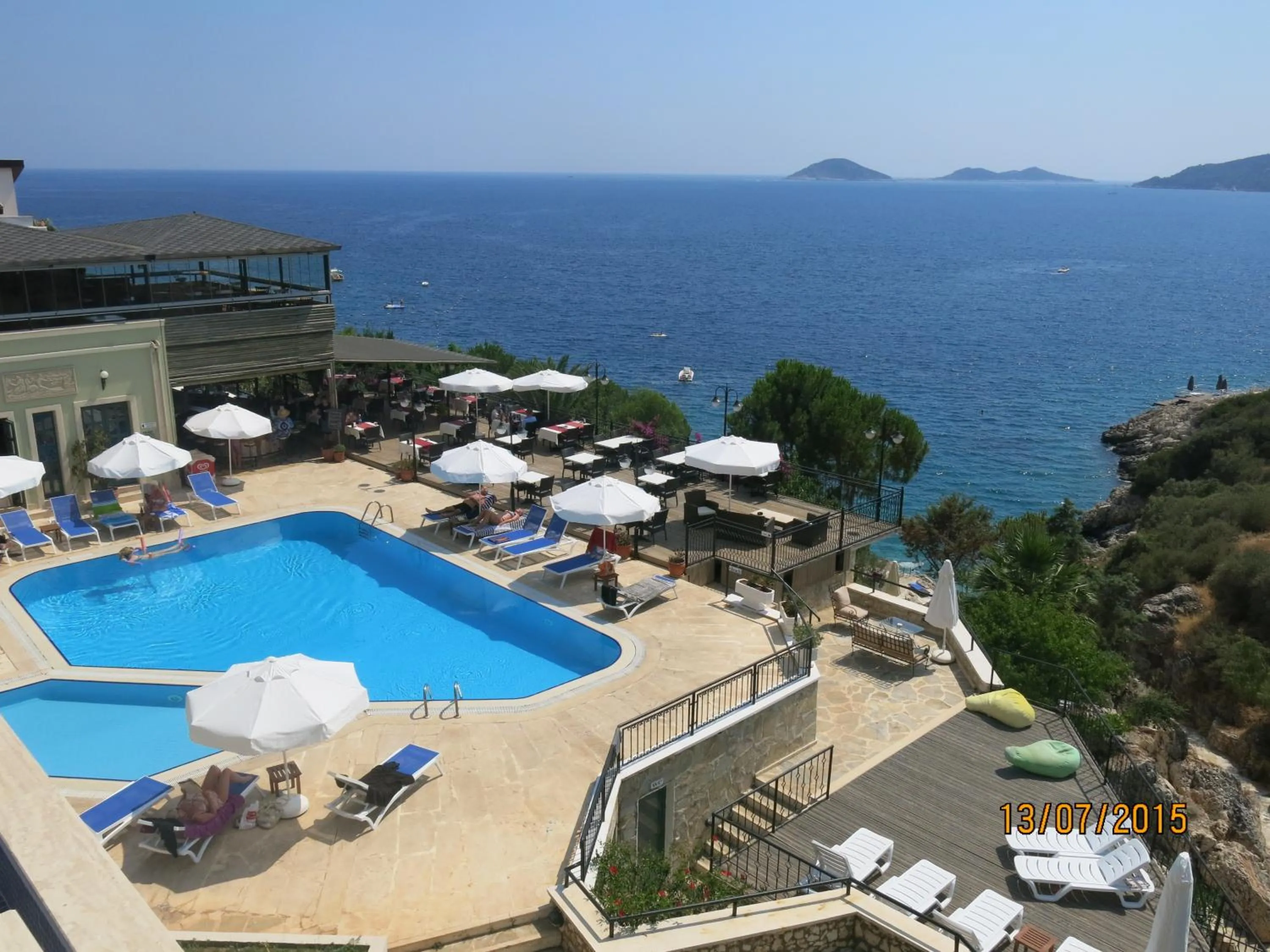 Pool view in Kulube Hotel