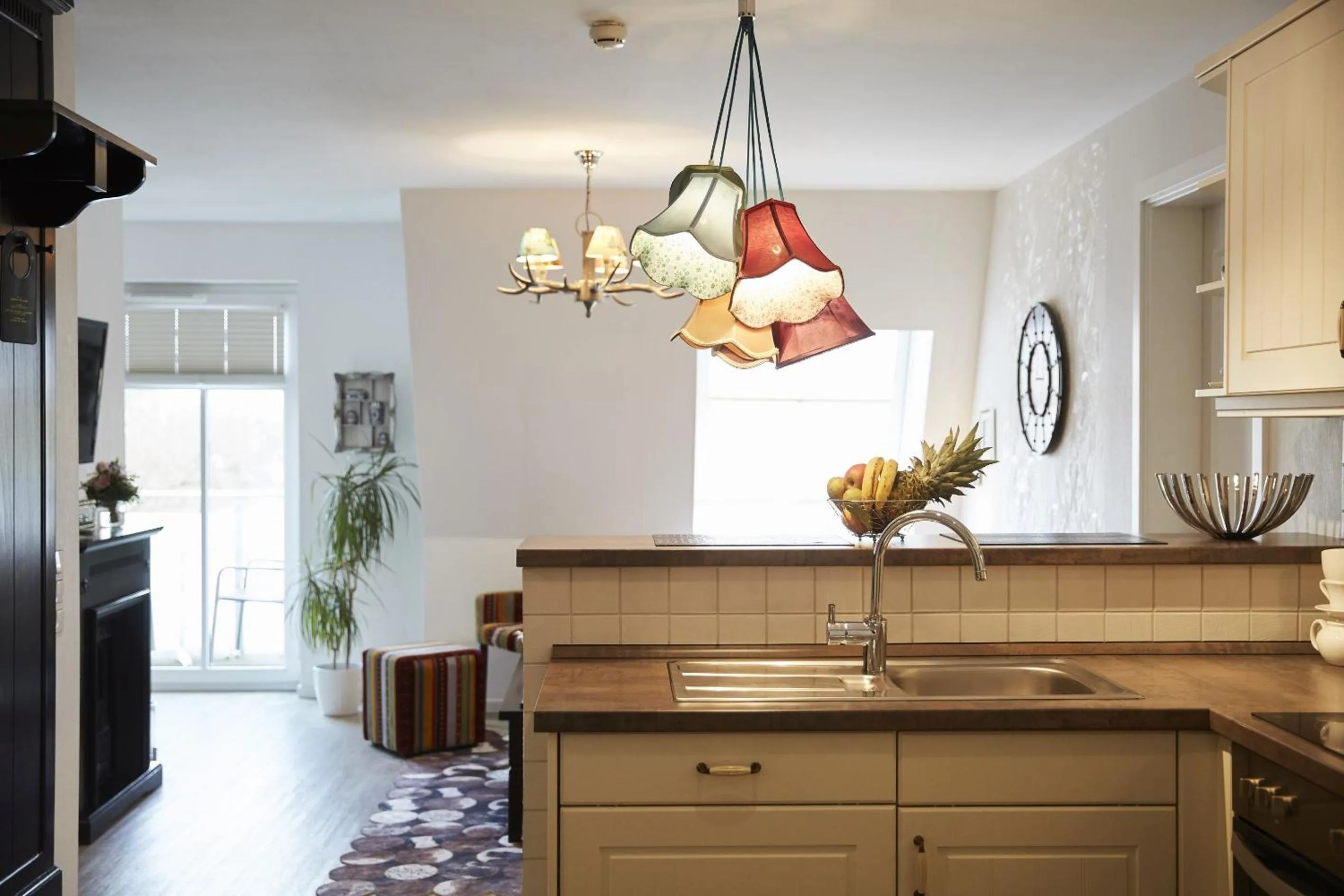 Kitchen or kitchenette in Aparthotel Bernstein