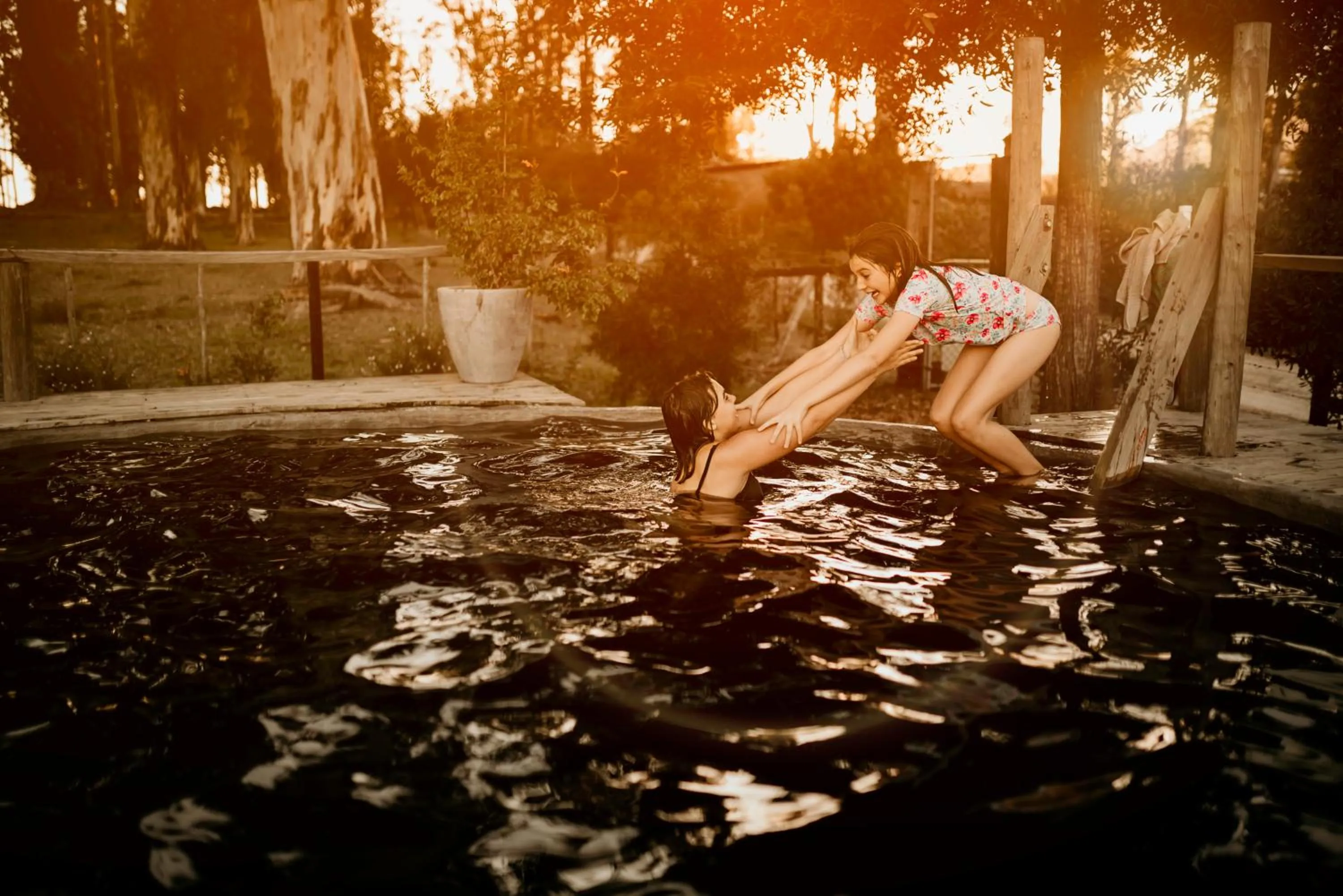 People in Oakhurst Farm Cottages