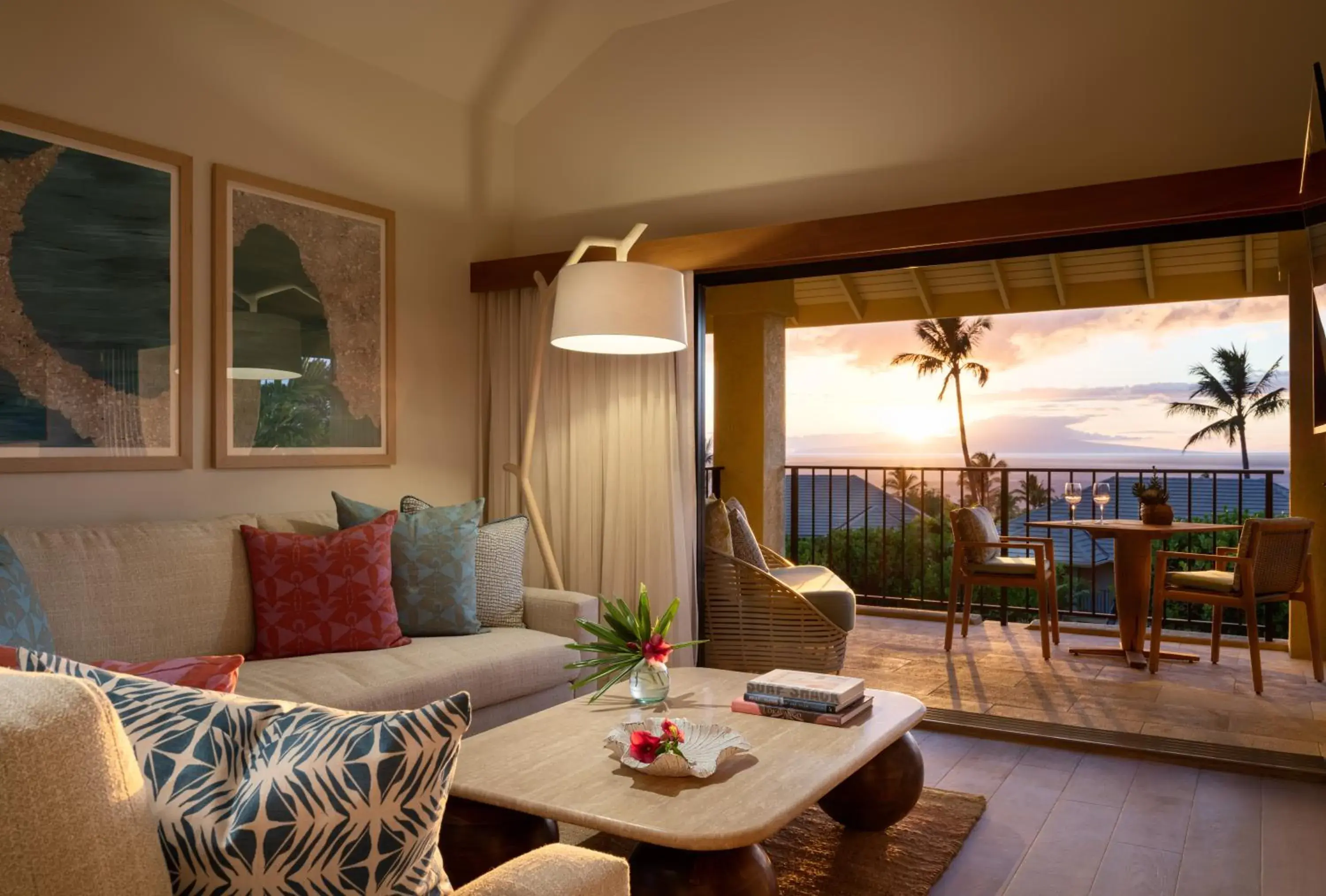 Living room in Hotel Wailea, Relais & Châteaux - Adults Only Living room in Hotel Wailea, Relais & Châteaux - Adults Only