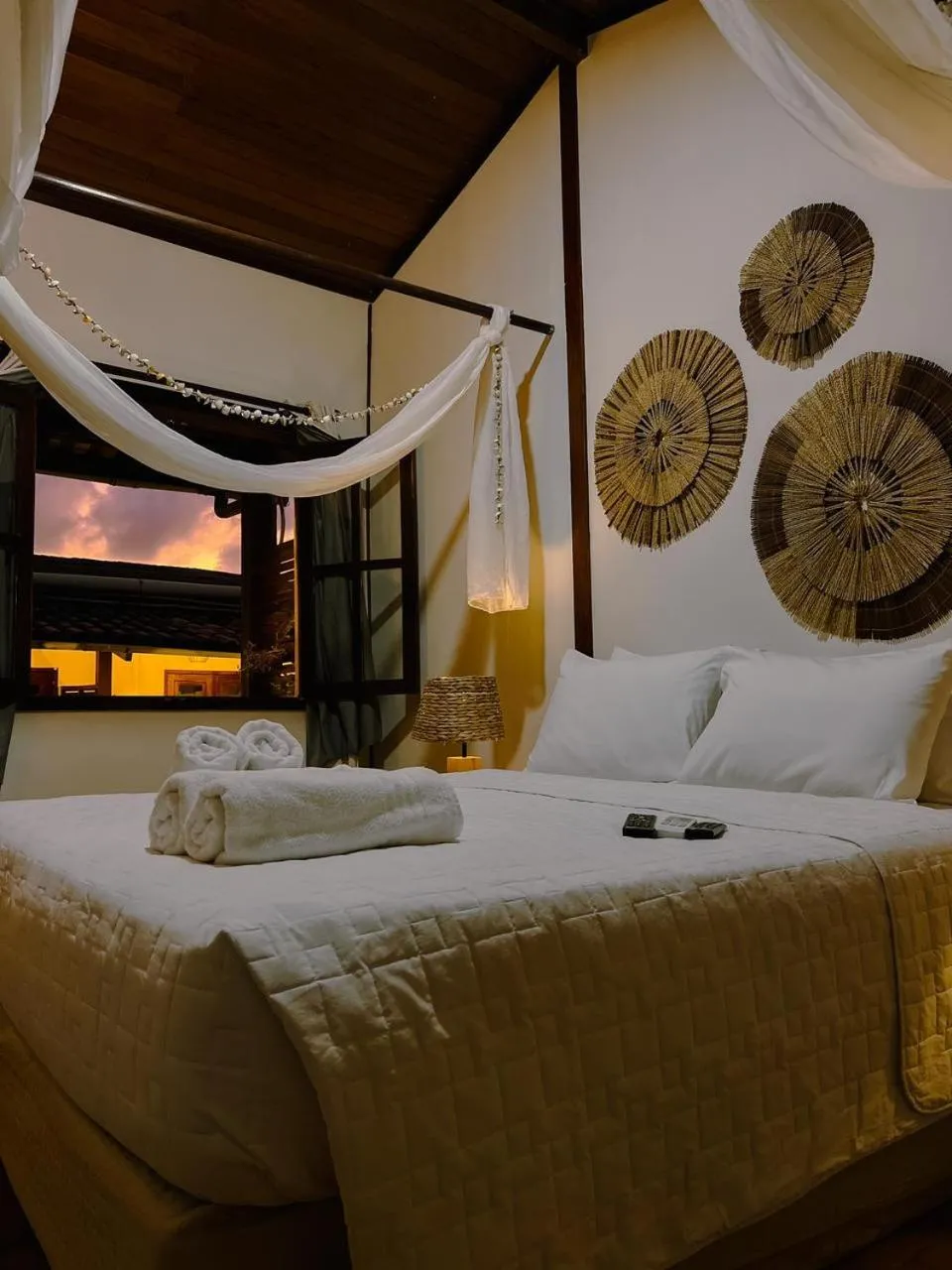 Bed in Pousada Ares de Noronha