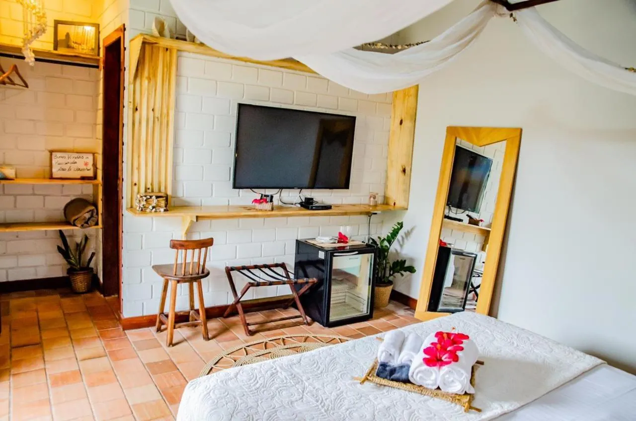 Bed in Pousada Ares de Noronha
