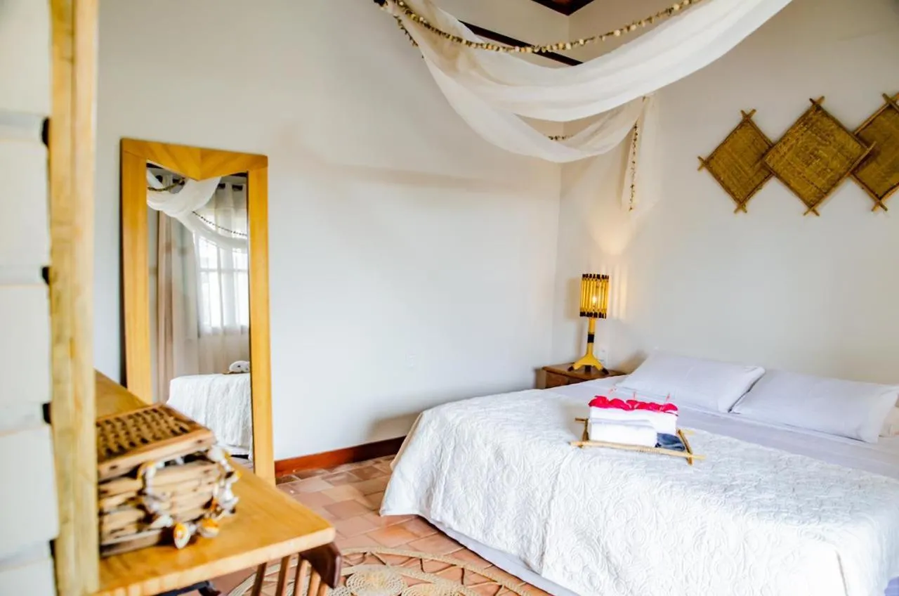 Bed in Pousada Ares de Noronha