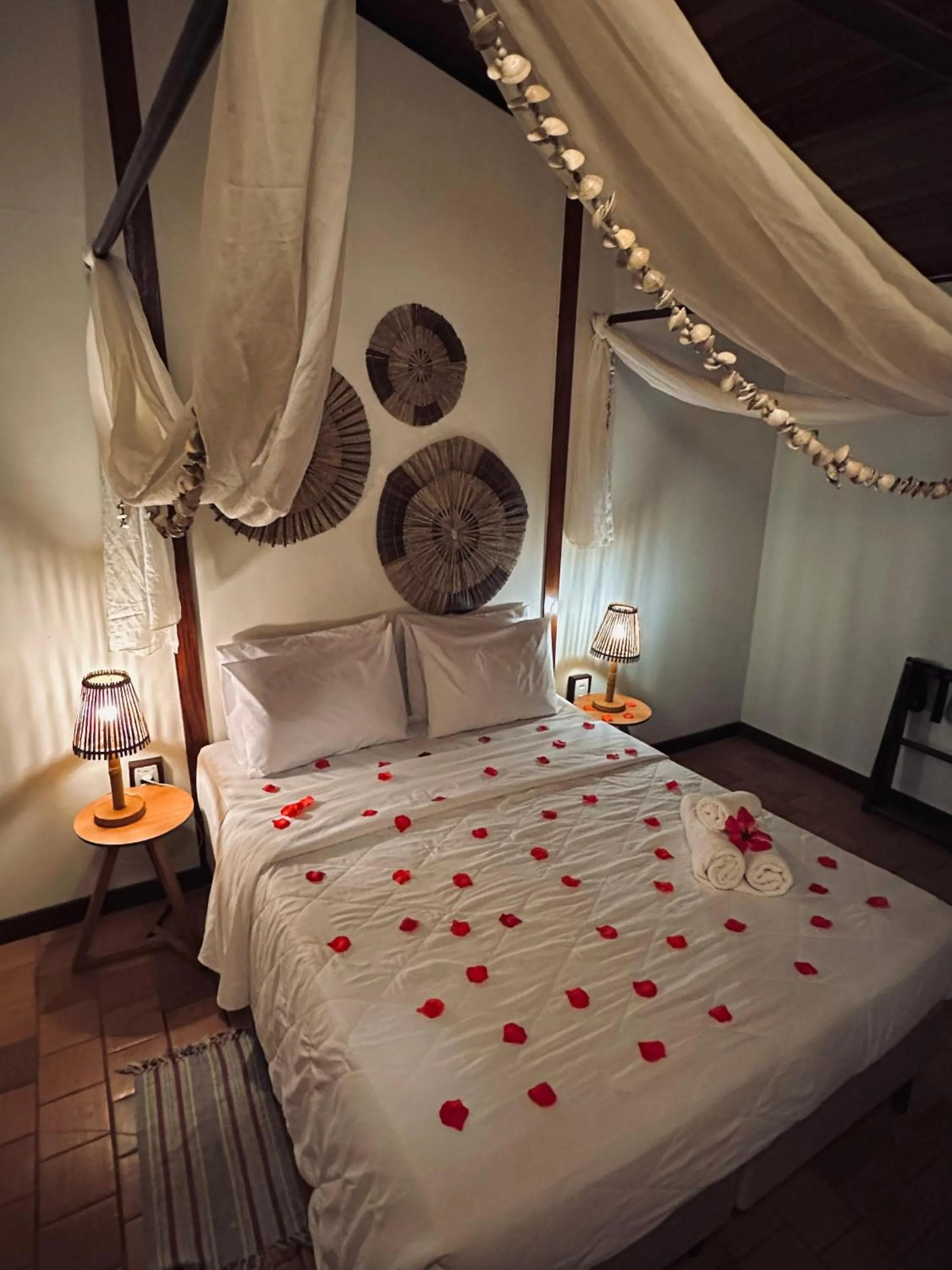 Bed in Pousada Ares de Noronha