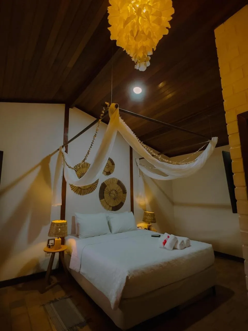 Bed in Pousada Ares de Noronha