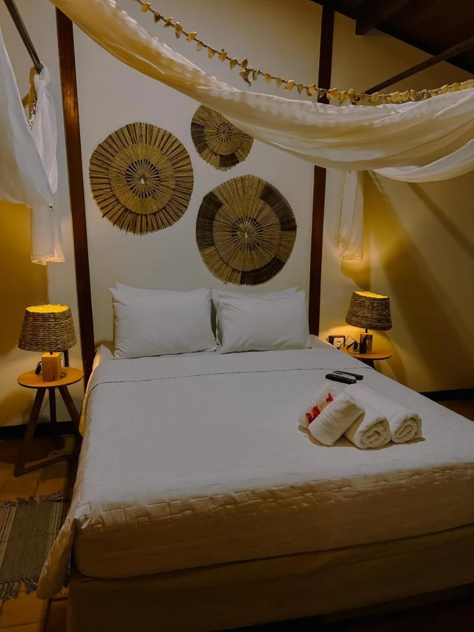 Bed in Pousada Ares de Noronha