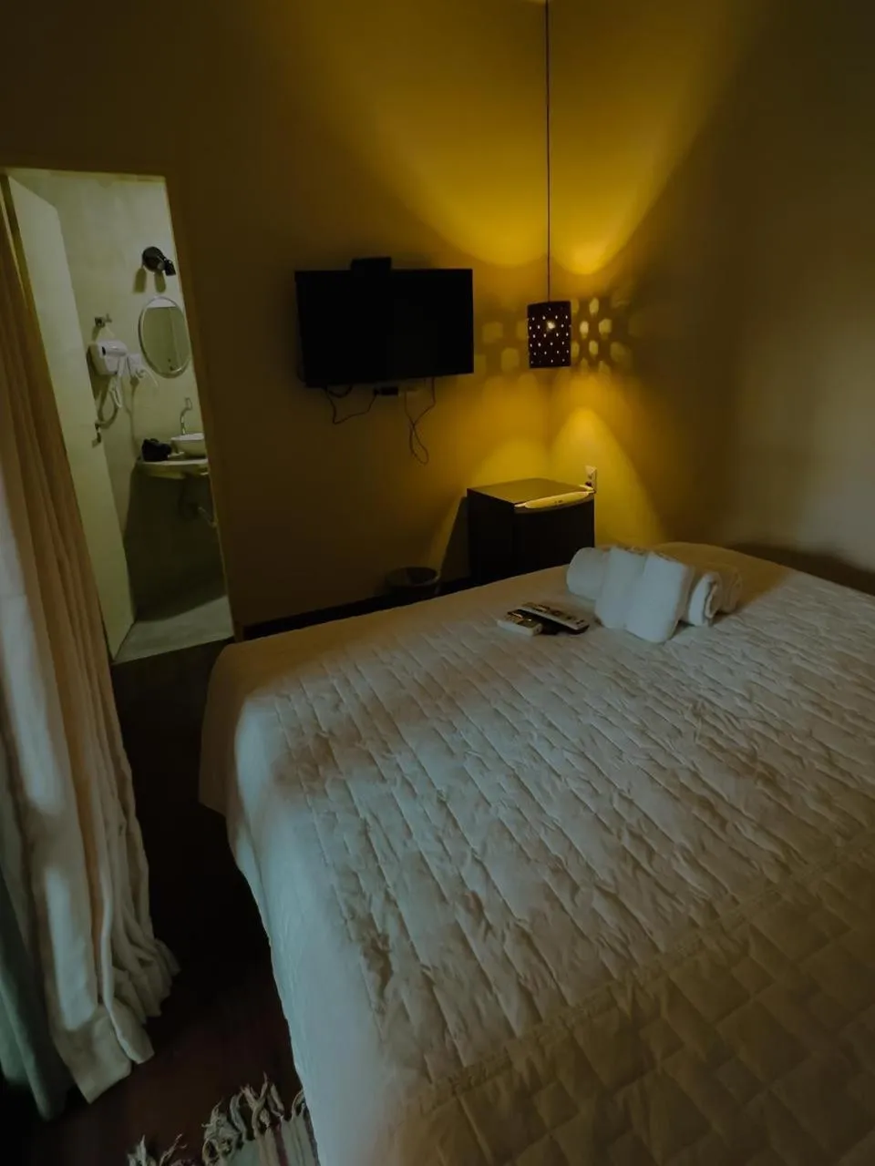 TV and multimedia, Bed in Pousada Ares de Noronha