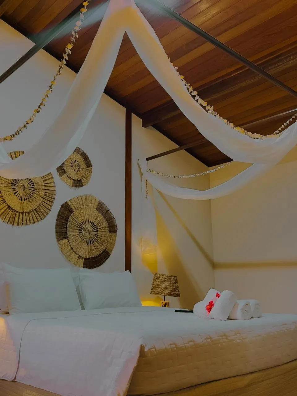 Bed in Pousada Ares de Noronha