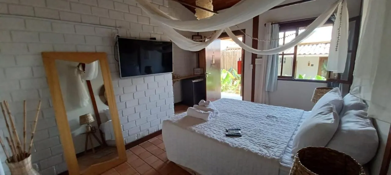 Bed in Pousada Ares de Noronha