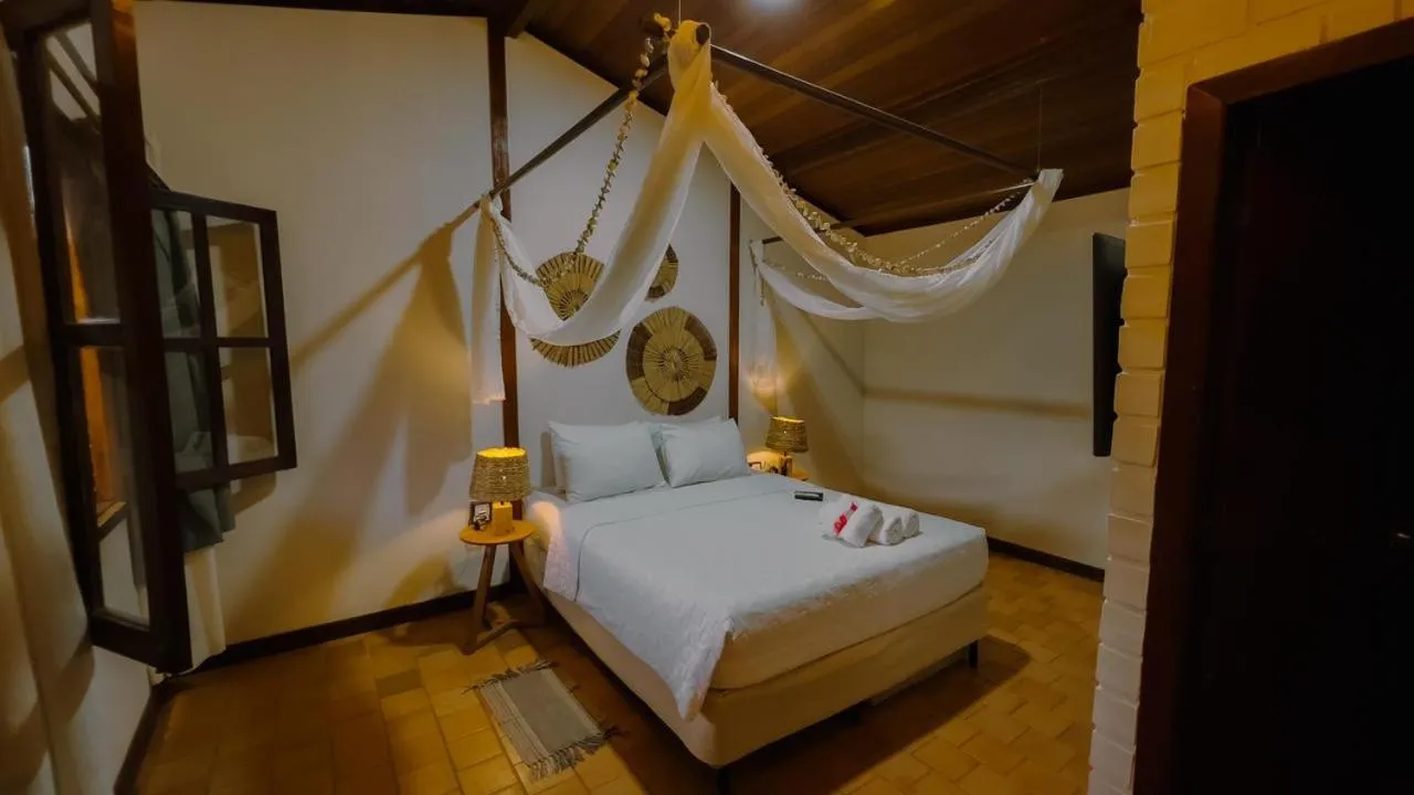 Bed in Pousada Ares de Noronha