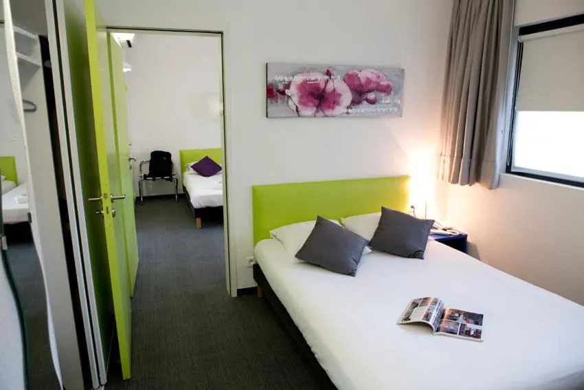 Bedroom, Bed in Hôtel Anaïade, The Originals City, Saint-Nazaire Pornichet