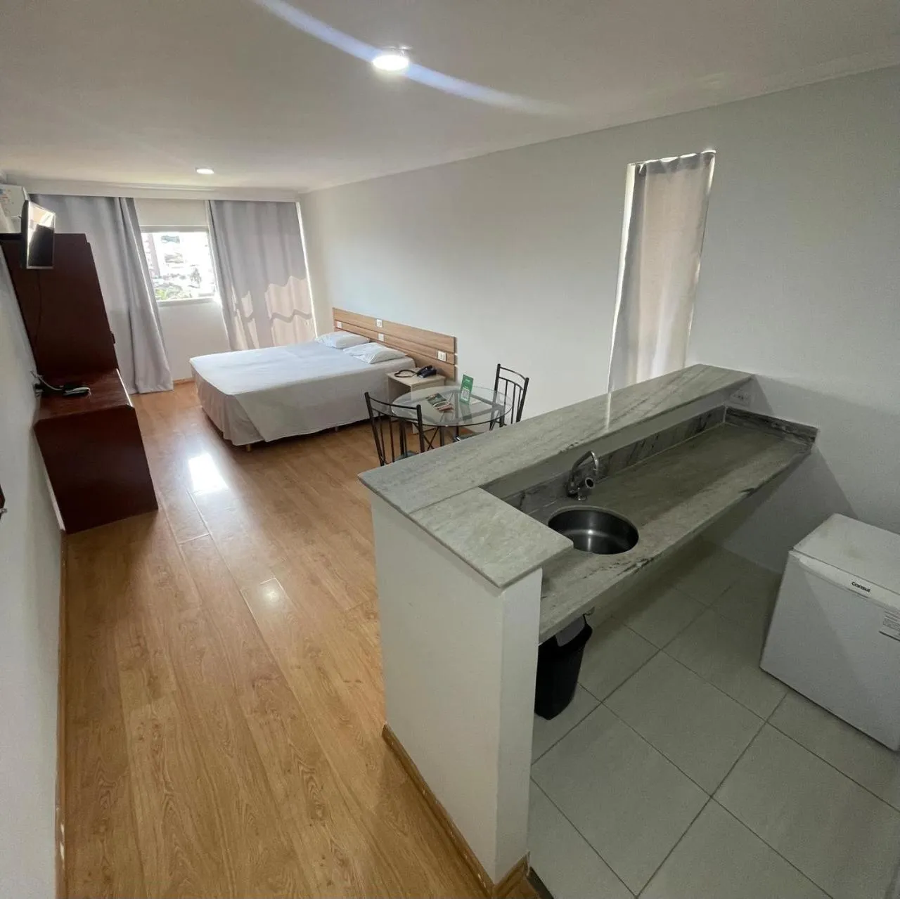 Bed in Harbor Buriti Hotel