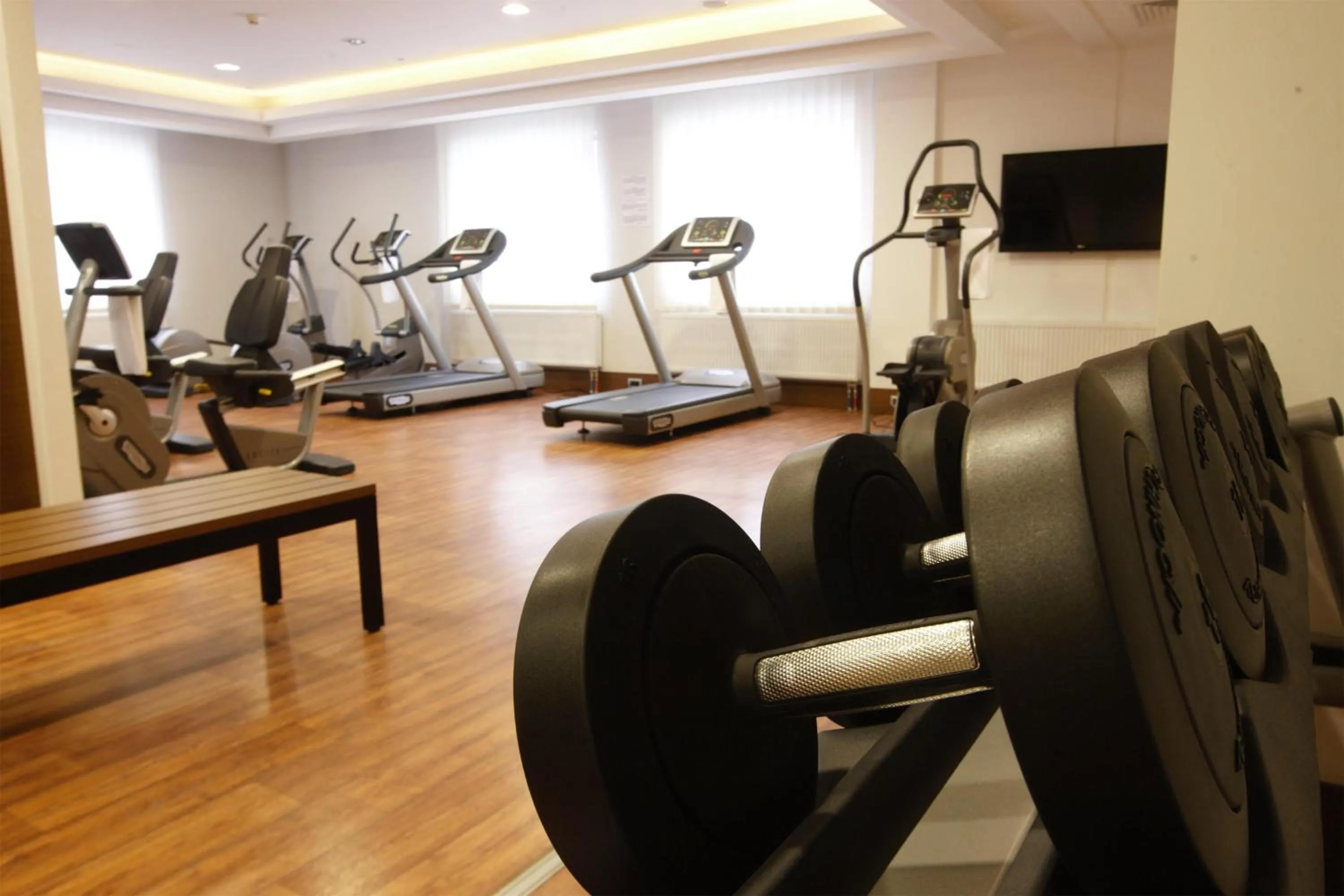 Fitness centre/facilities in Radisson Blu Hotel, Kyiv Podil City Centre