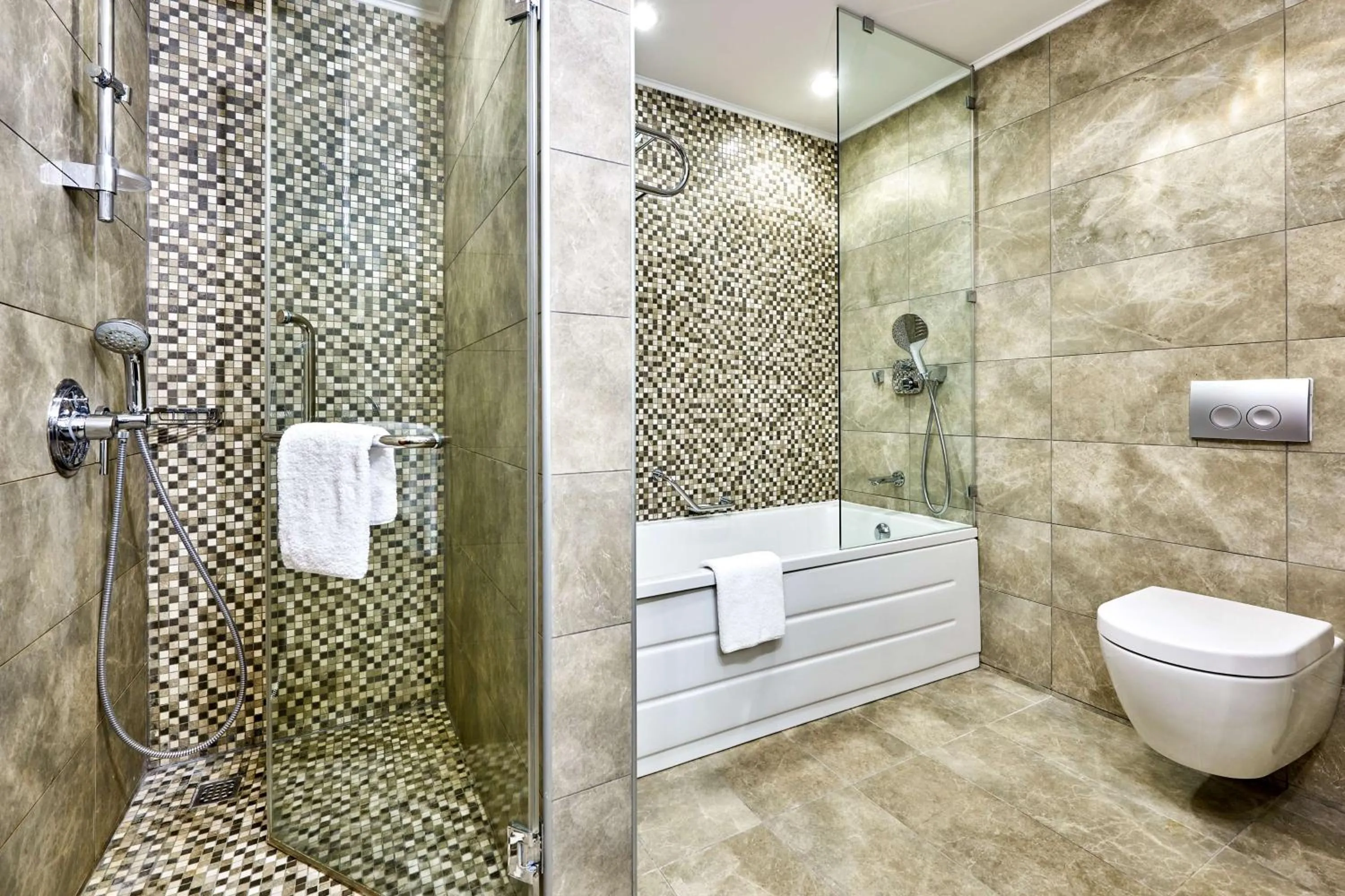 Shower in Radisson Blu Hotel, Kyiv Podil City Centre