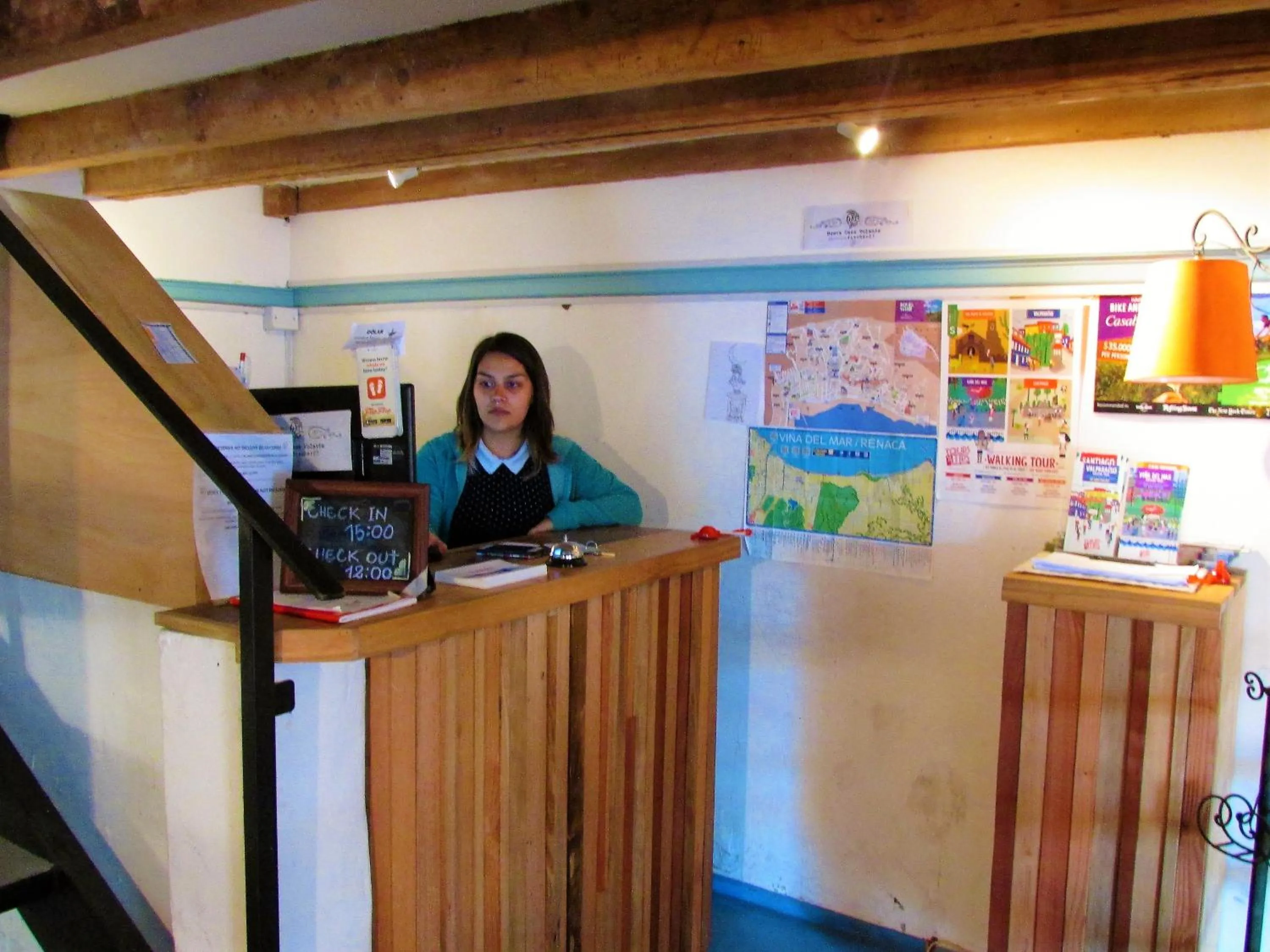 Lobby or reception in Casa Volante Hostal