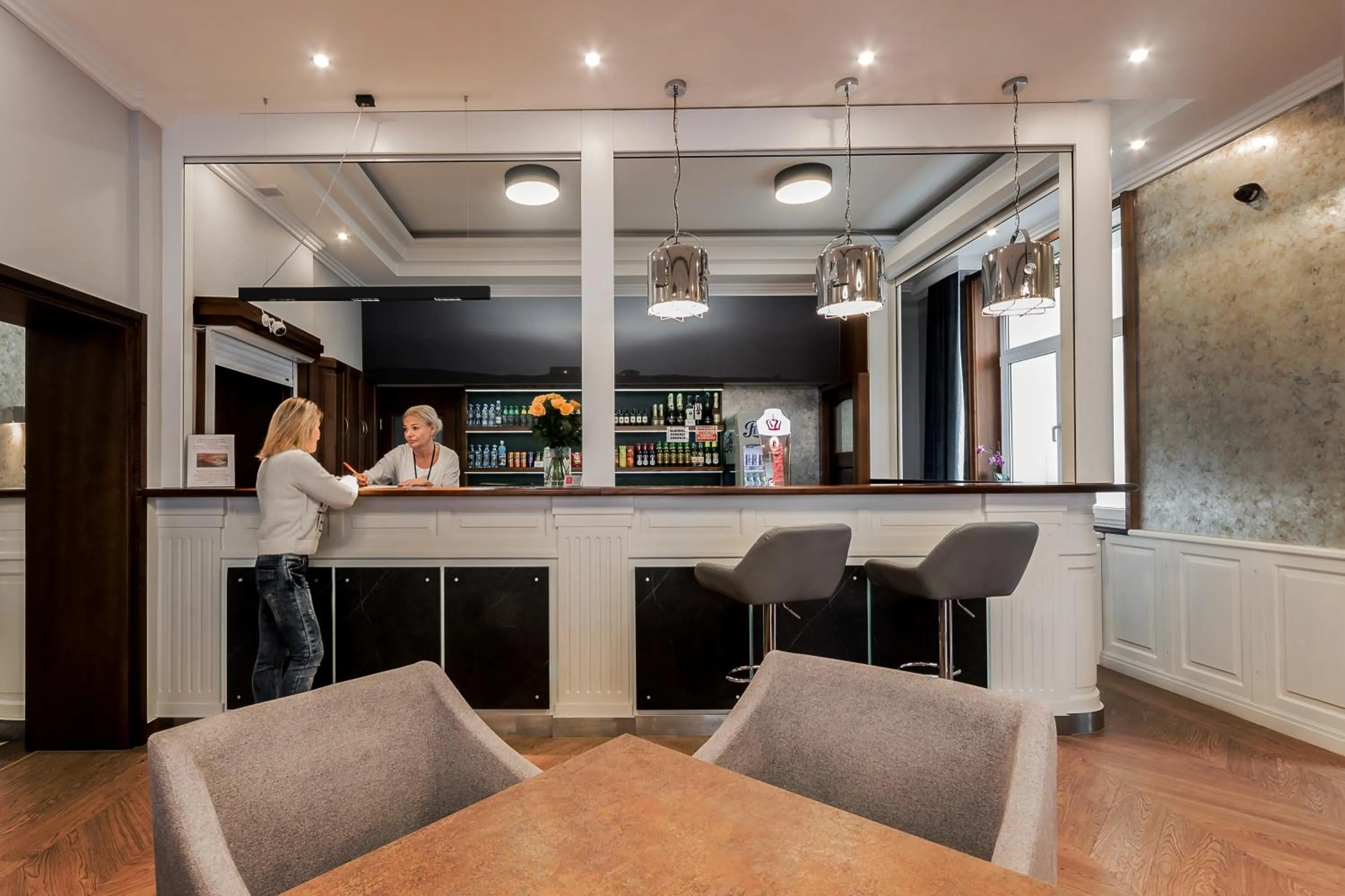 Lobby or reception in Harmony House