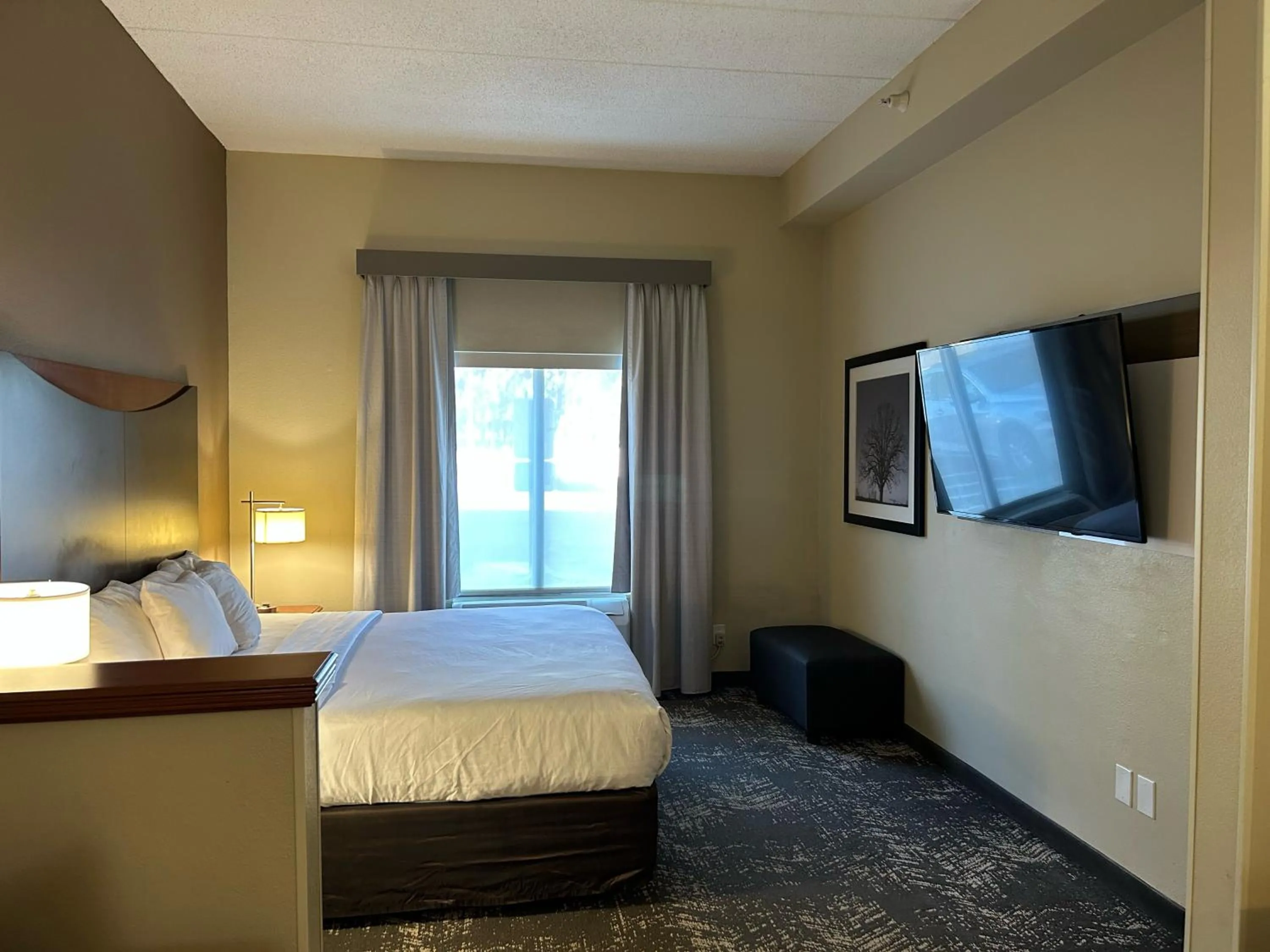 Bed in Comfort Suites Columbia at Harbison