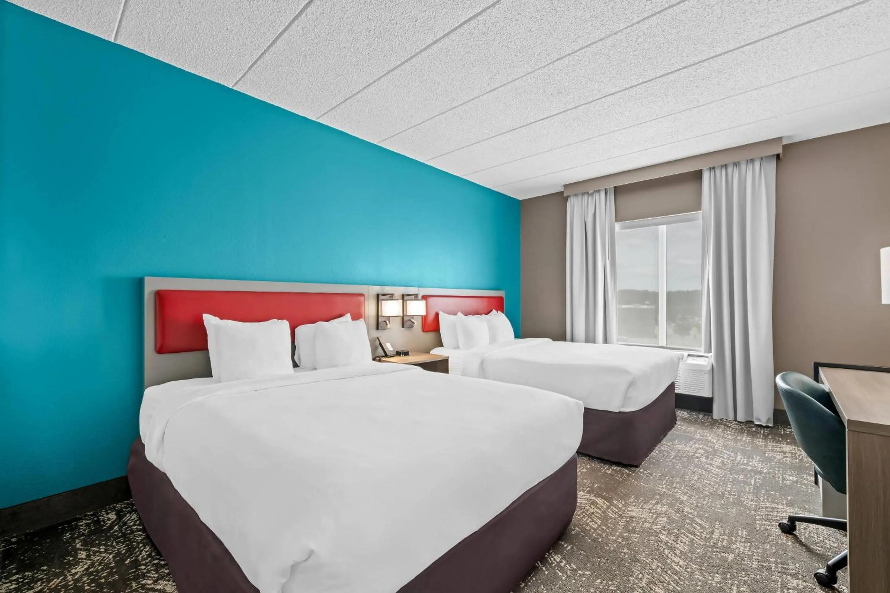 Bedroom, Bed in Comfort Suites Columbia at Harbison