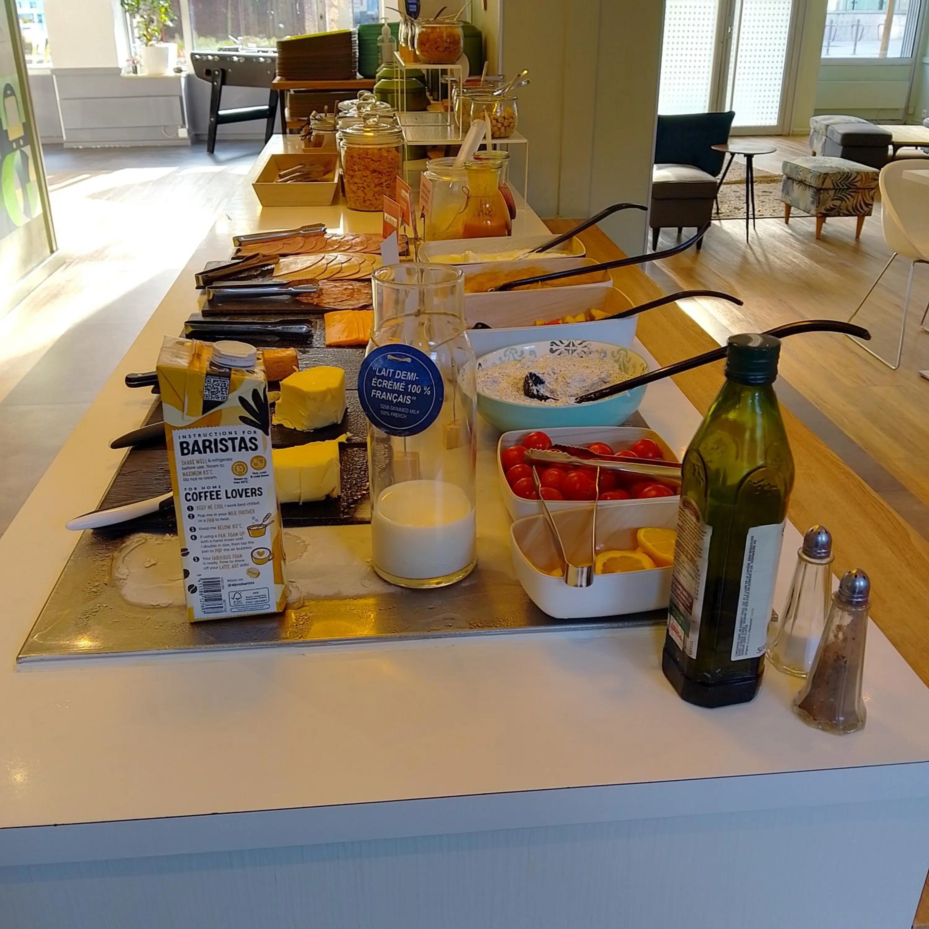 Buffet breakfast in ibis Styles Lille Centre Gare Beffroi