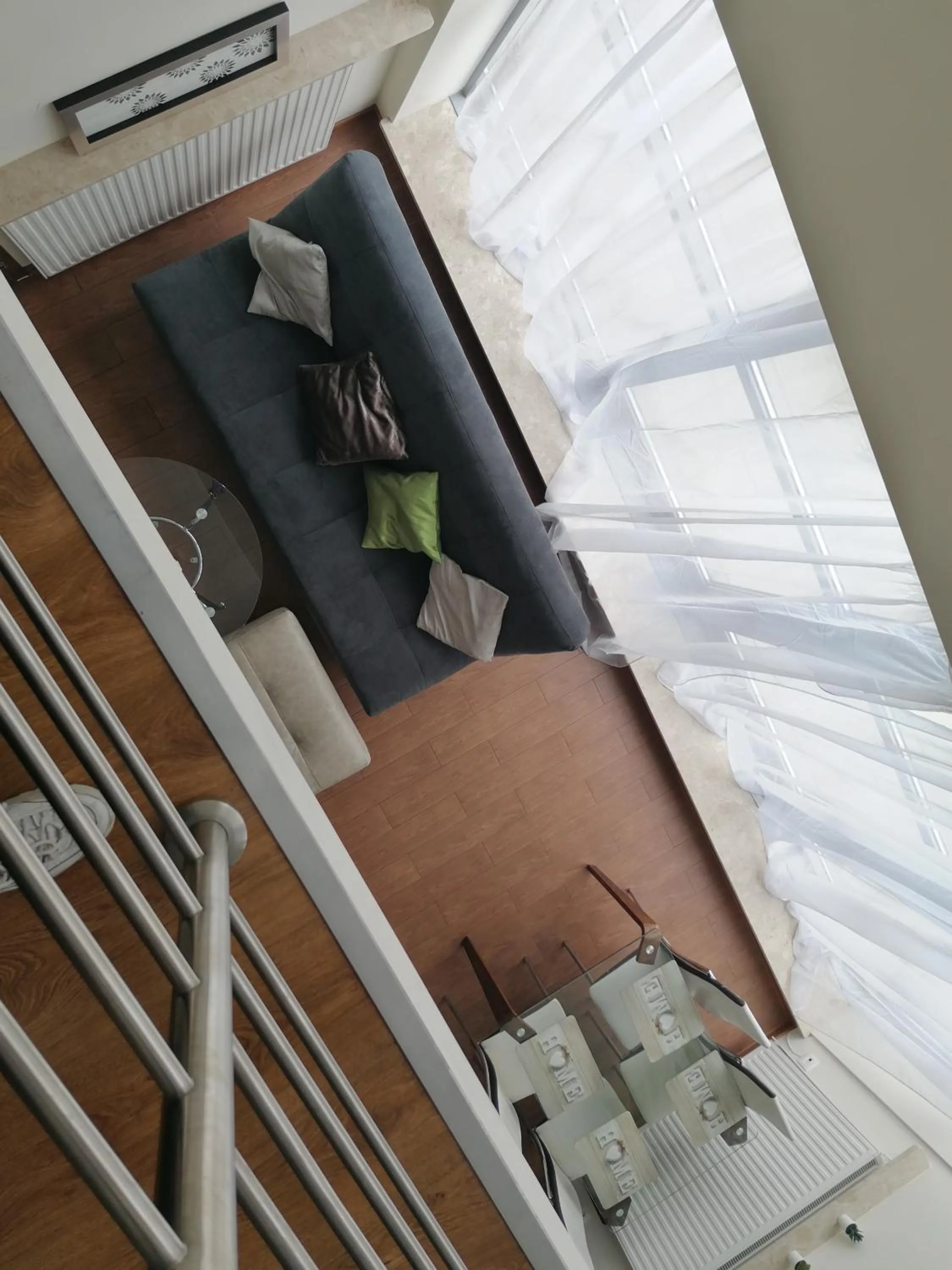 Living room in NotaBene Wola Apartment