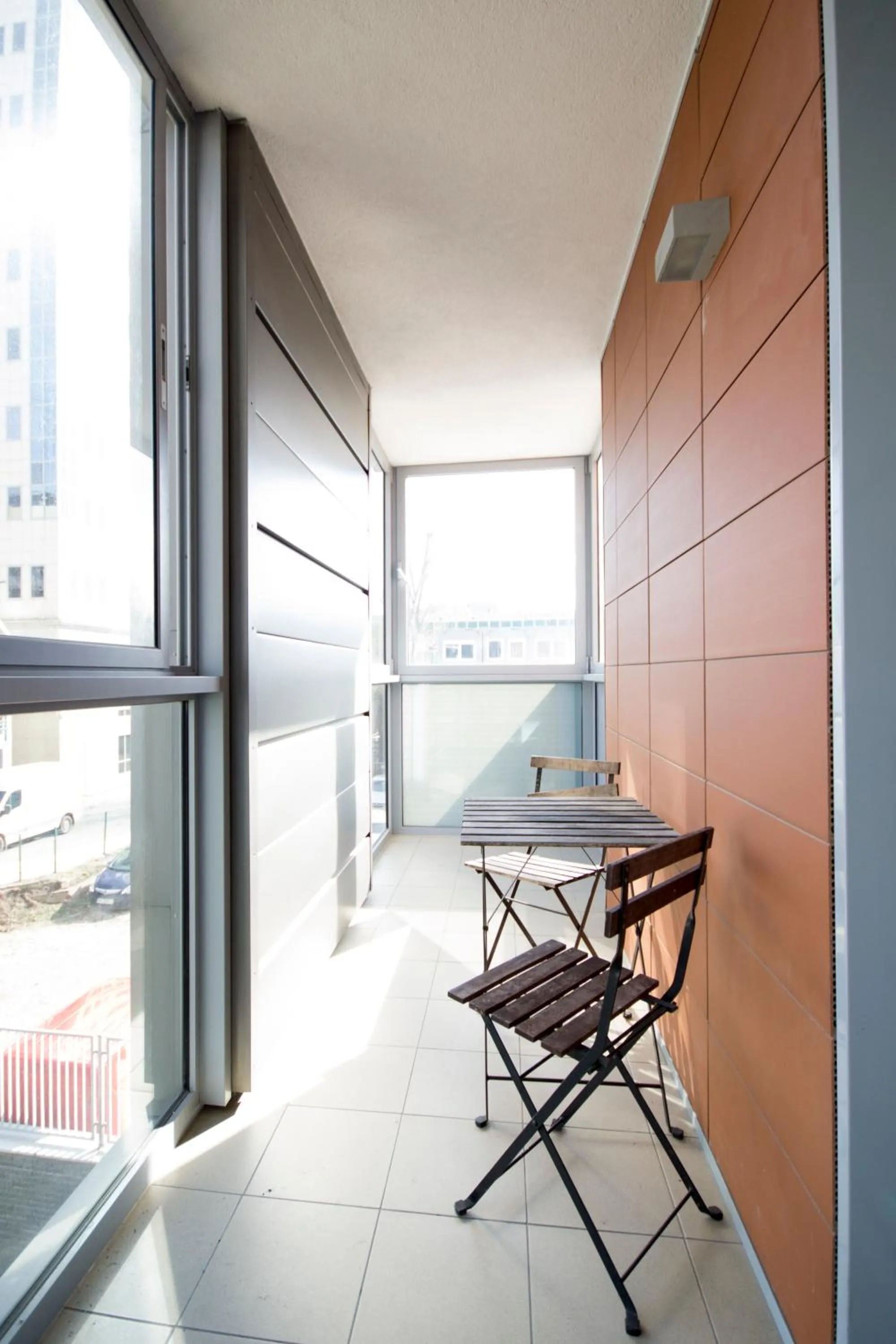 Balcony/Terrace in NotaBene Wola Apartment