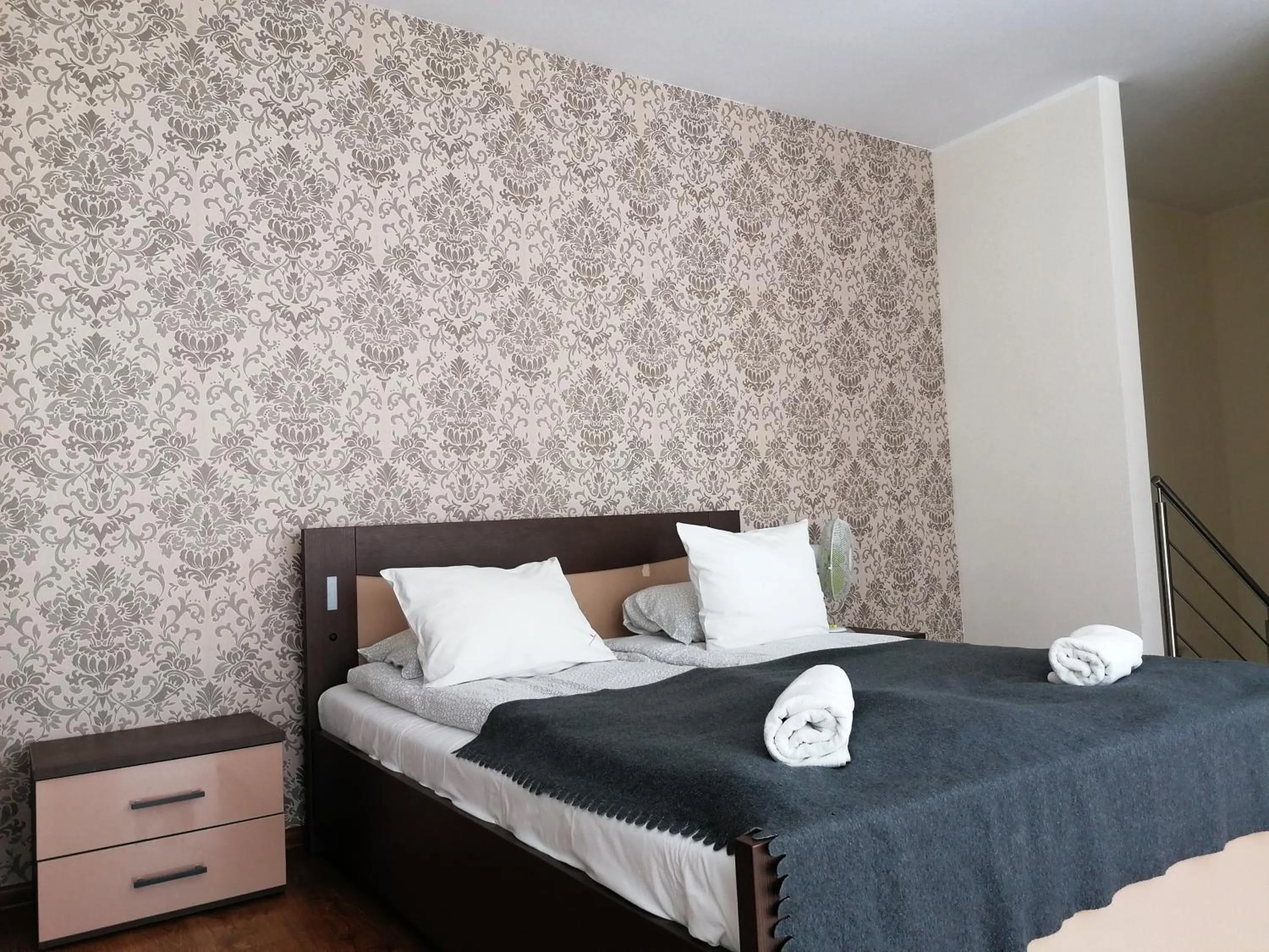 Bed in NotaBene Wola Apartment