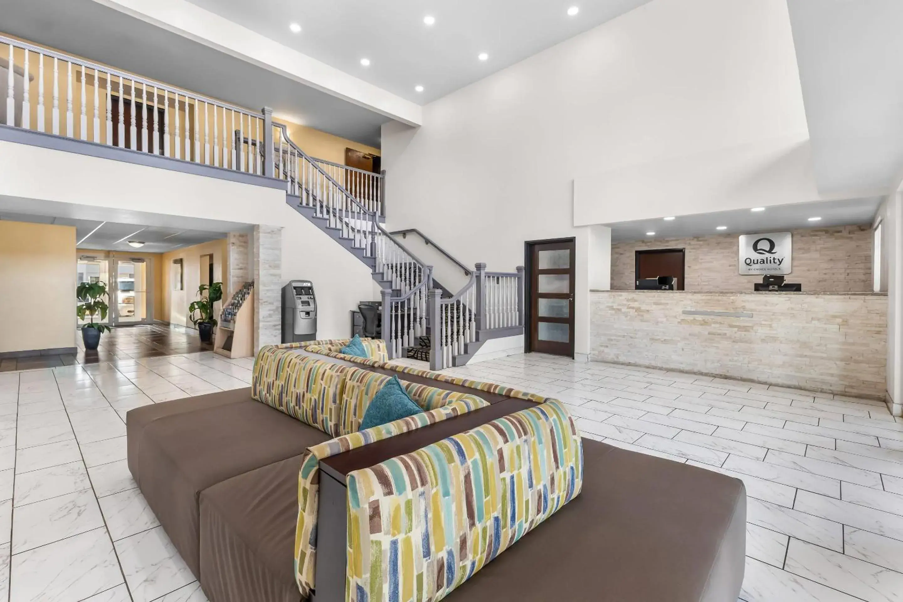 Lobby or reception in Quality Inn & Suites Salt Lake City Airport West Lobby or reception in Quality Inn & Suites Salt Lake City Airport West