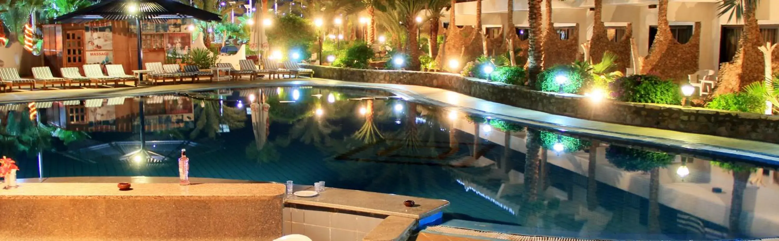 Pool view in Turquoise Beach Hotel Pool view in Turquoise Beach Hotel