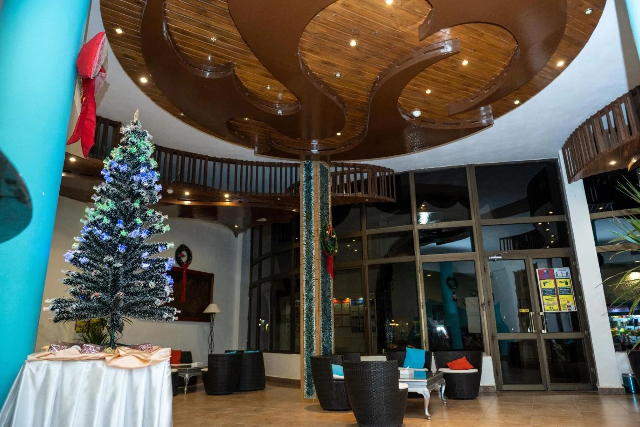 Seating area in Turquoise Beach Hotel