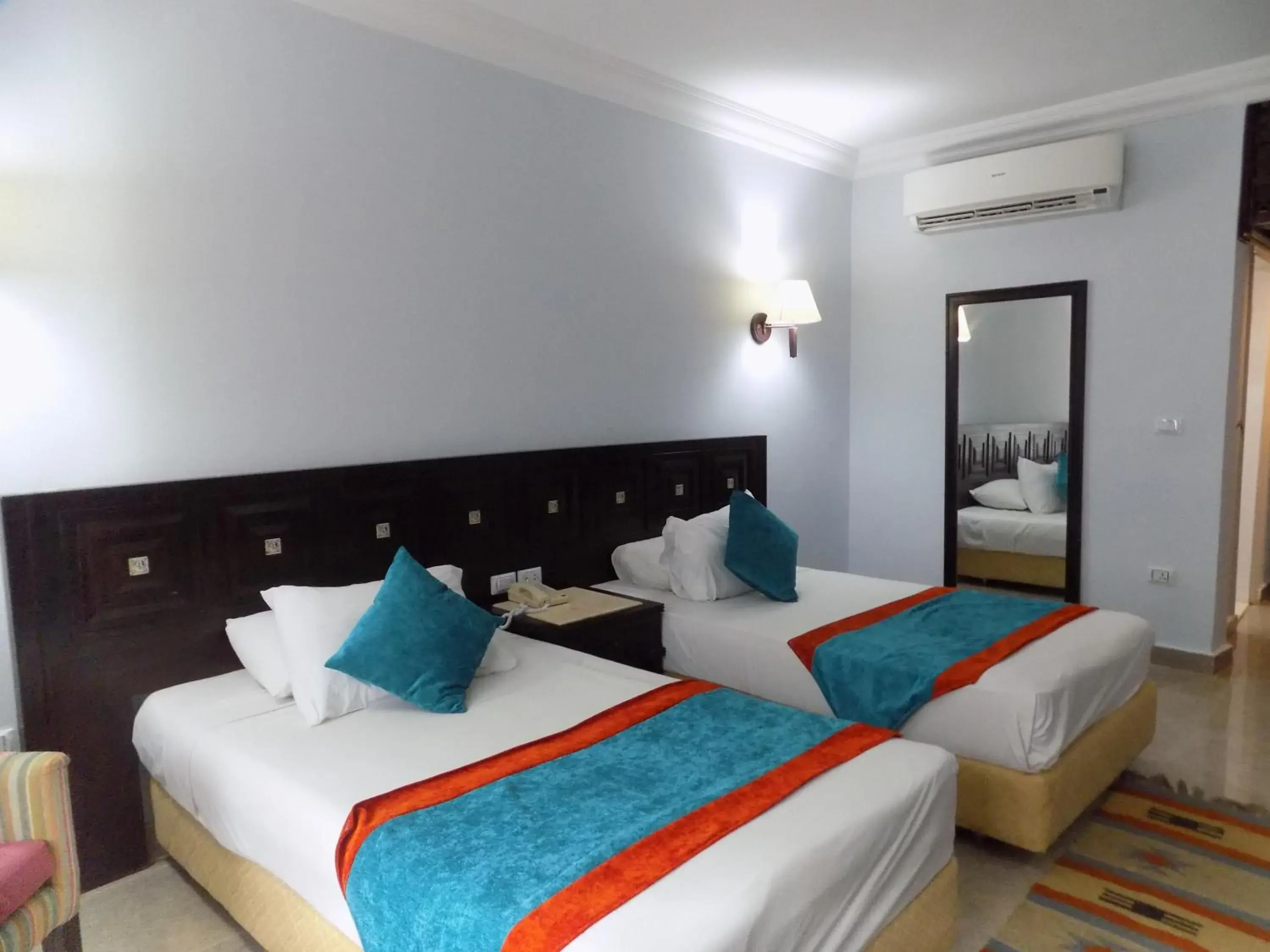 Bed in Turquoise Beach Hotel Bed in Turquoise Beach Hotel