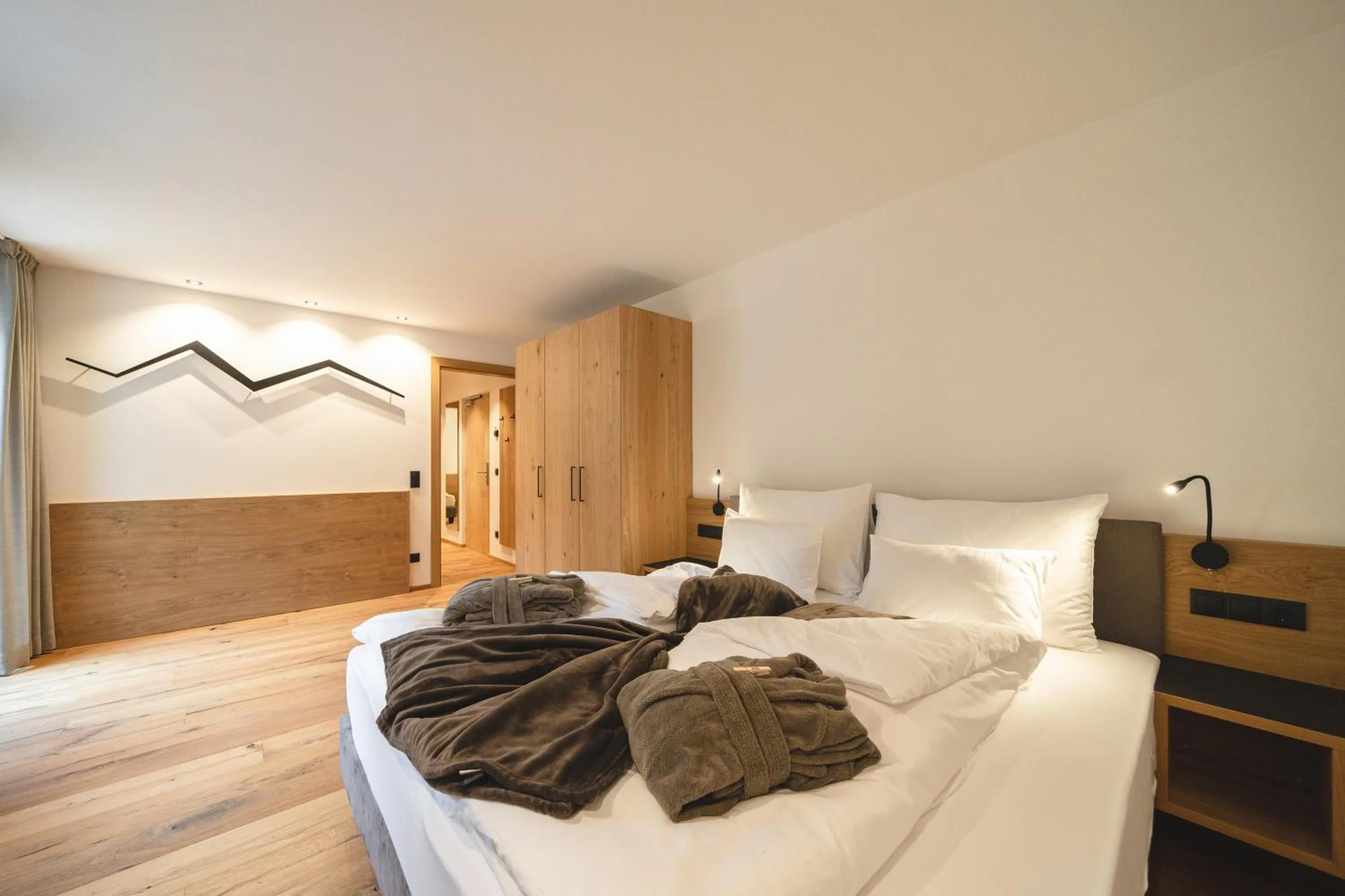 Bed in Hotel Lahnerhof