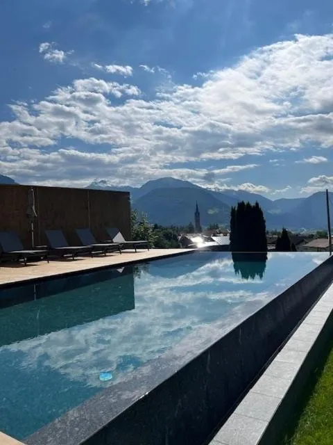 Swimming pool in Hotel Lahnerhof