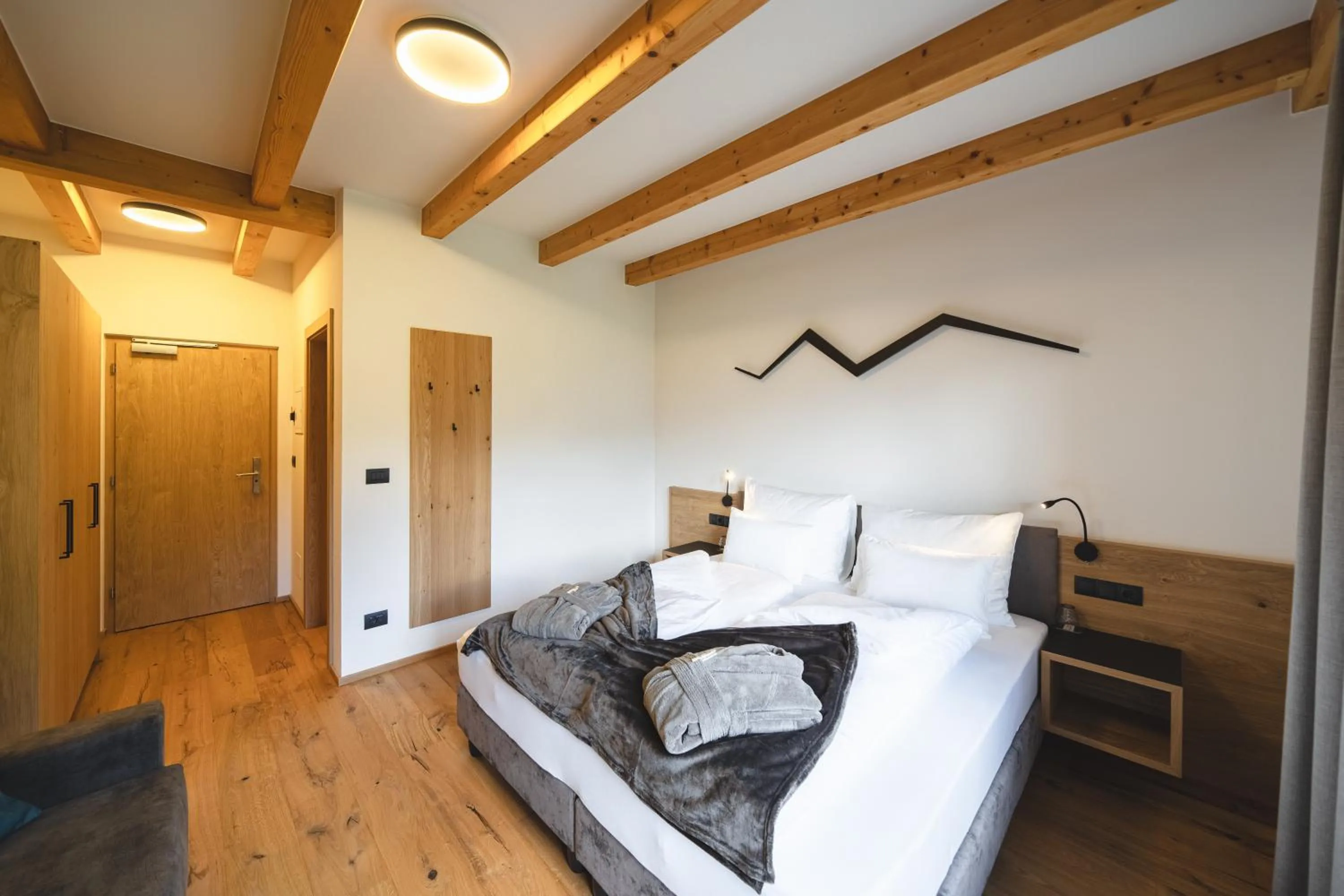 Bed in Hotel Lahnerhof