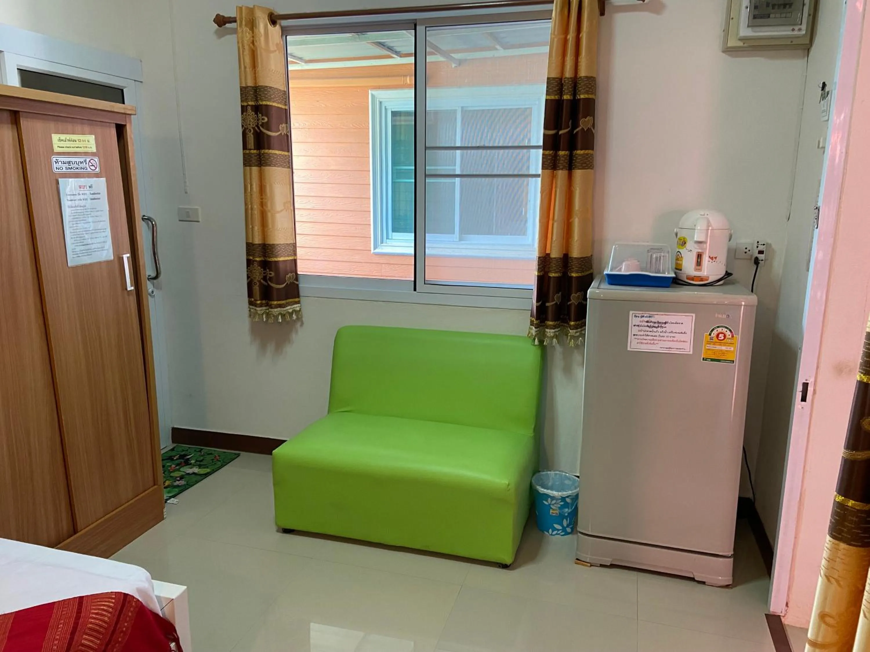 Bed in บุญจินดา รีสอร์ท