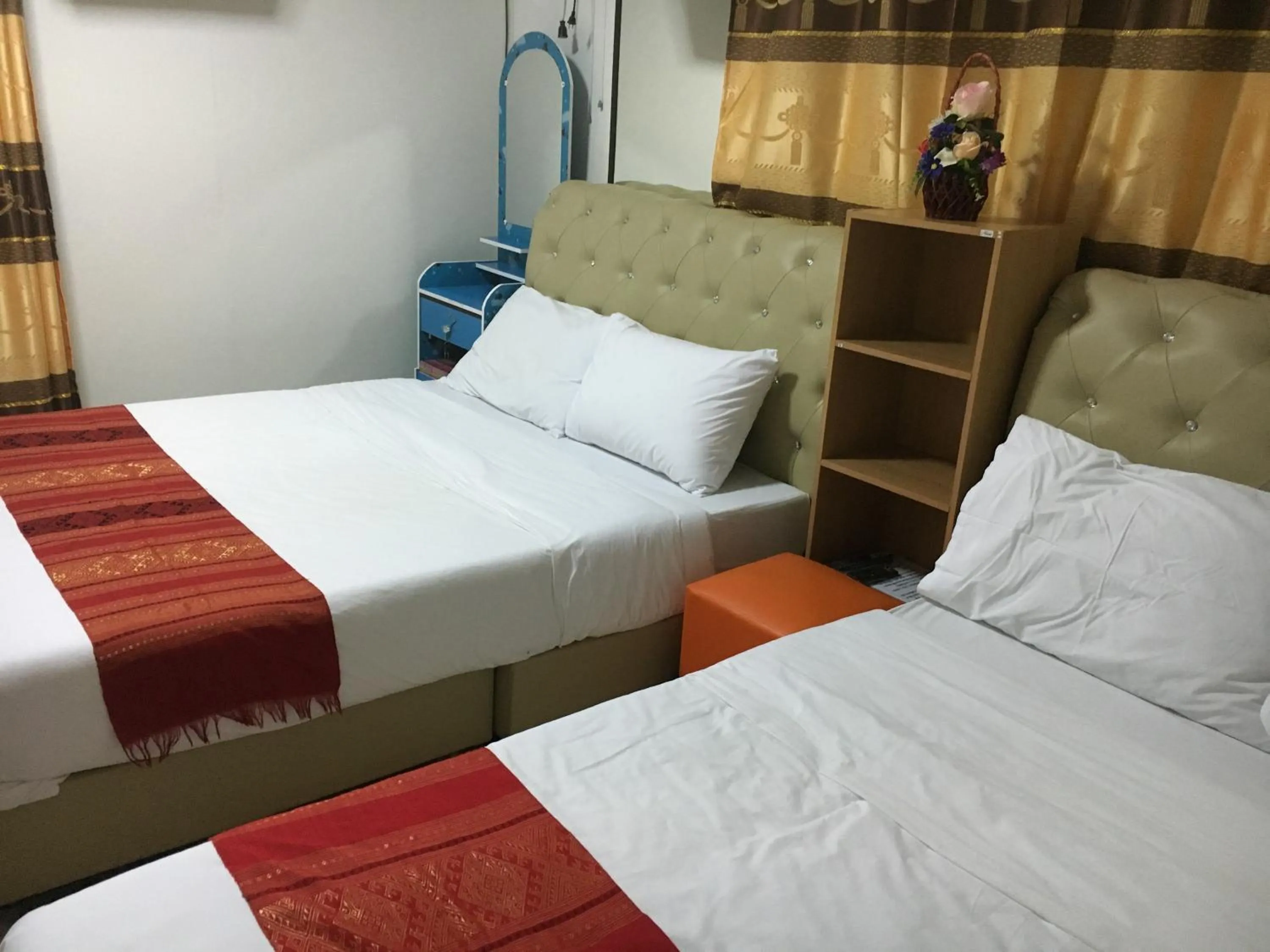 Bed in บุญจินดา รีสอร์ท