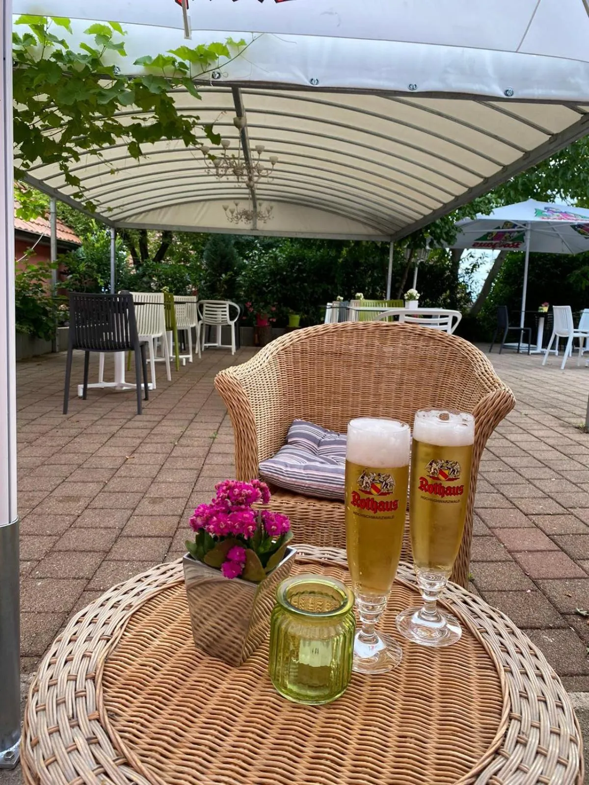 Patio in Hotel & Restaurant Tanne