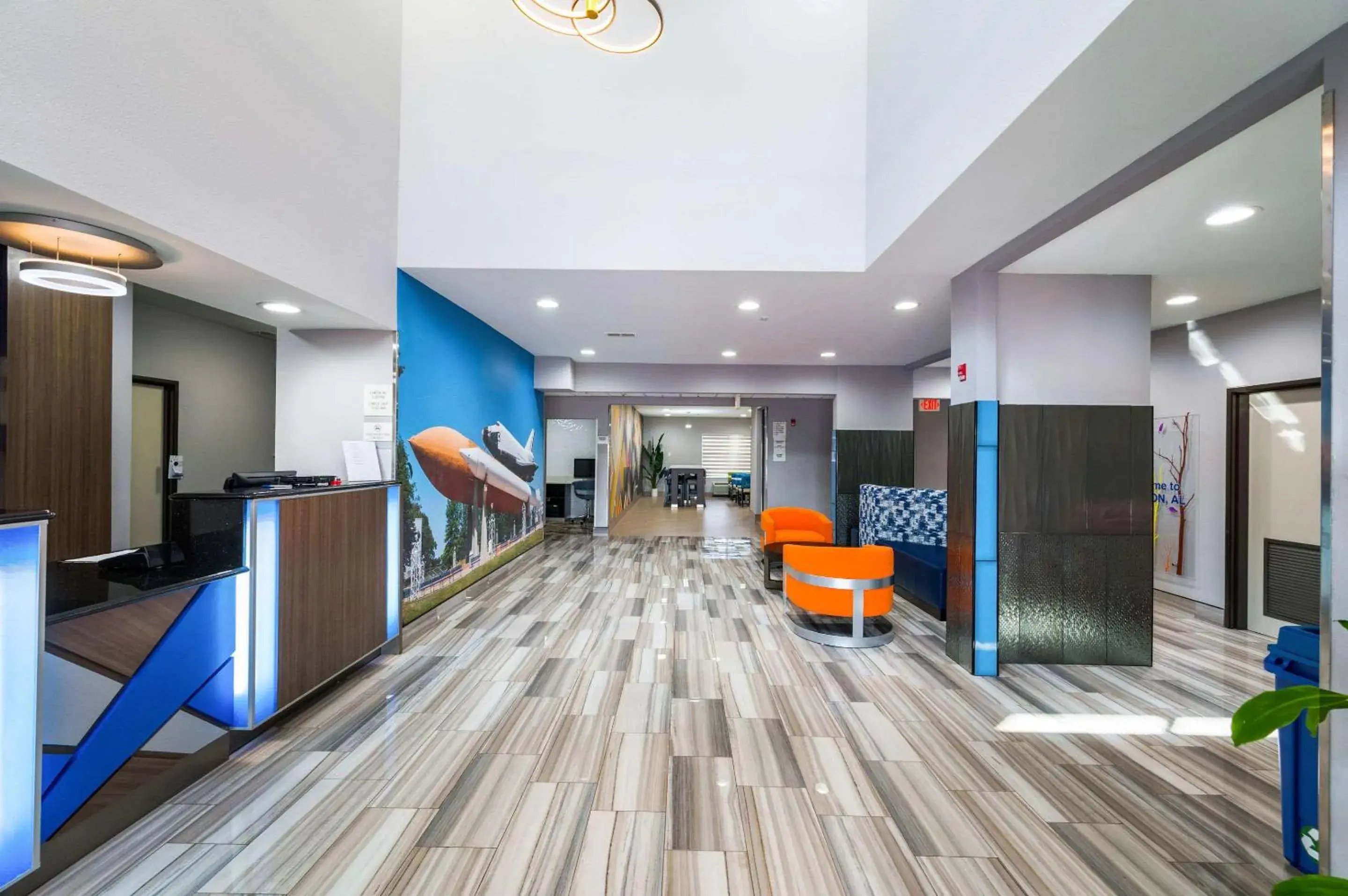 Lobby or reception in Clarion Pointe Madison-Huntsville Lobby or reception in Clarion Pointe Madison-Huntsville