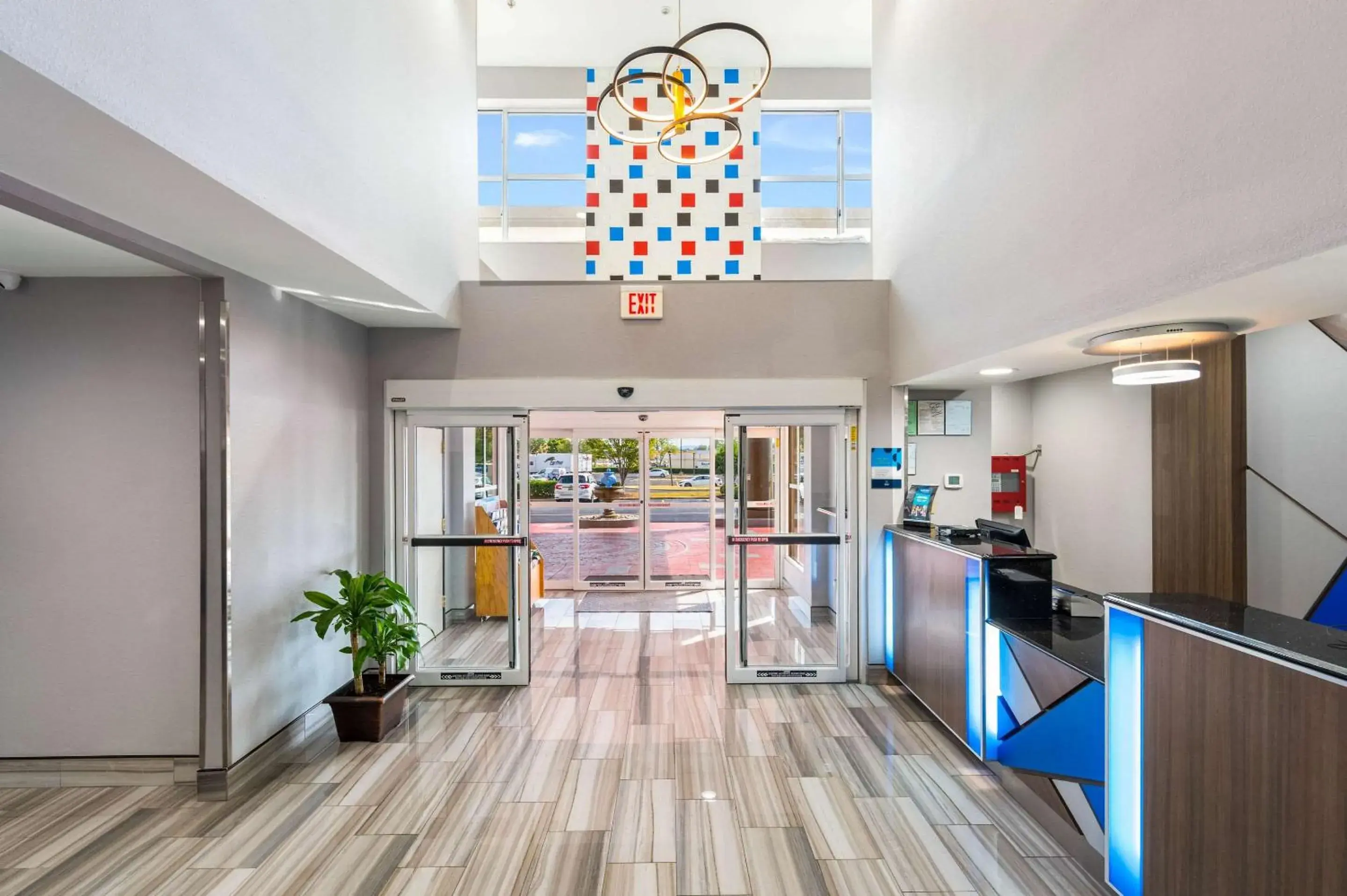 Lobby or reception in Clarion Pointe Madison-Huntsville Lobby or reception in Clarion Pointe Madison-Huntsville