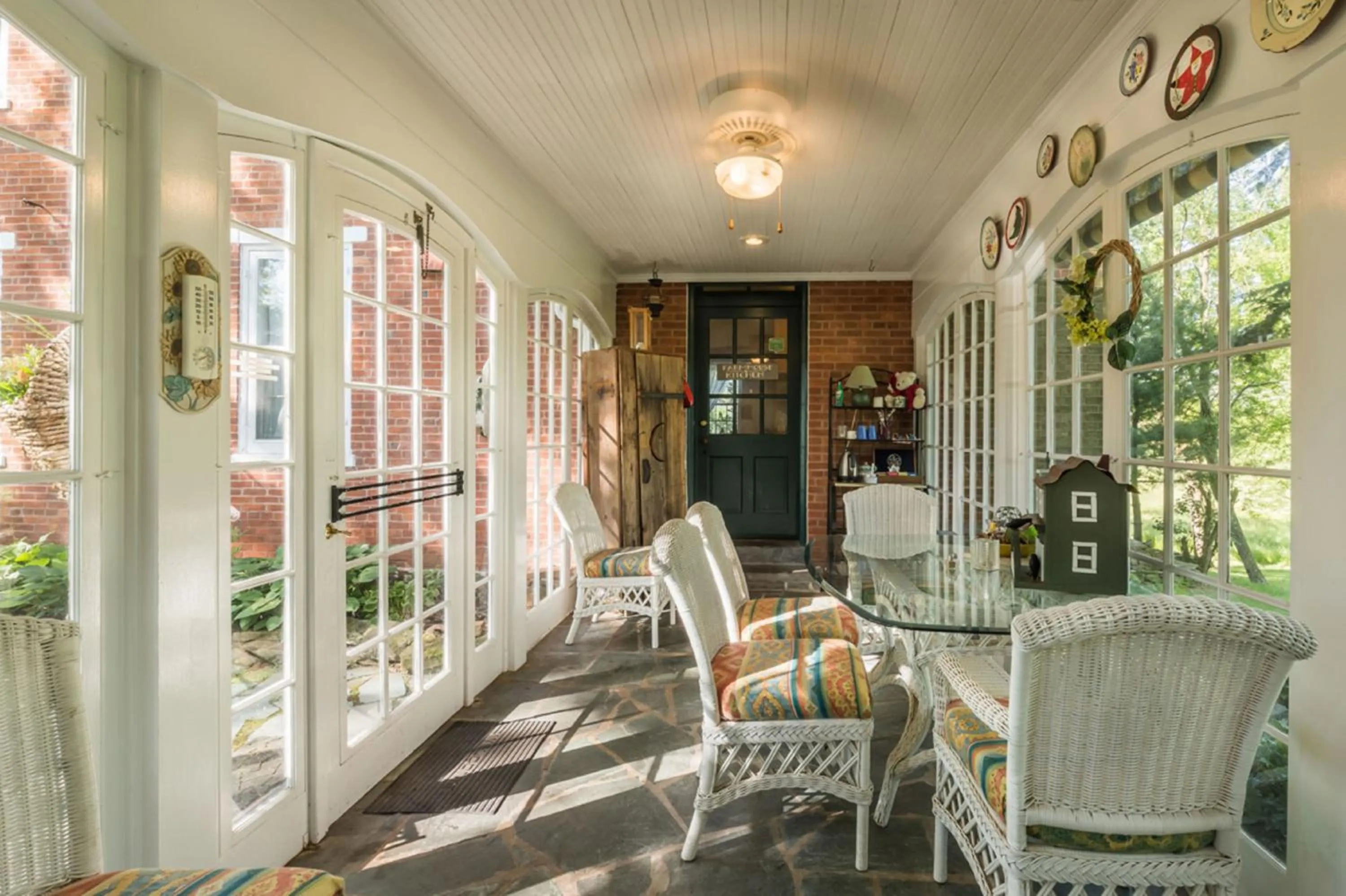 Patio in Lightner Farmhouse B&B